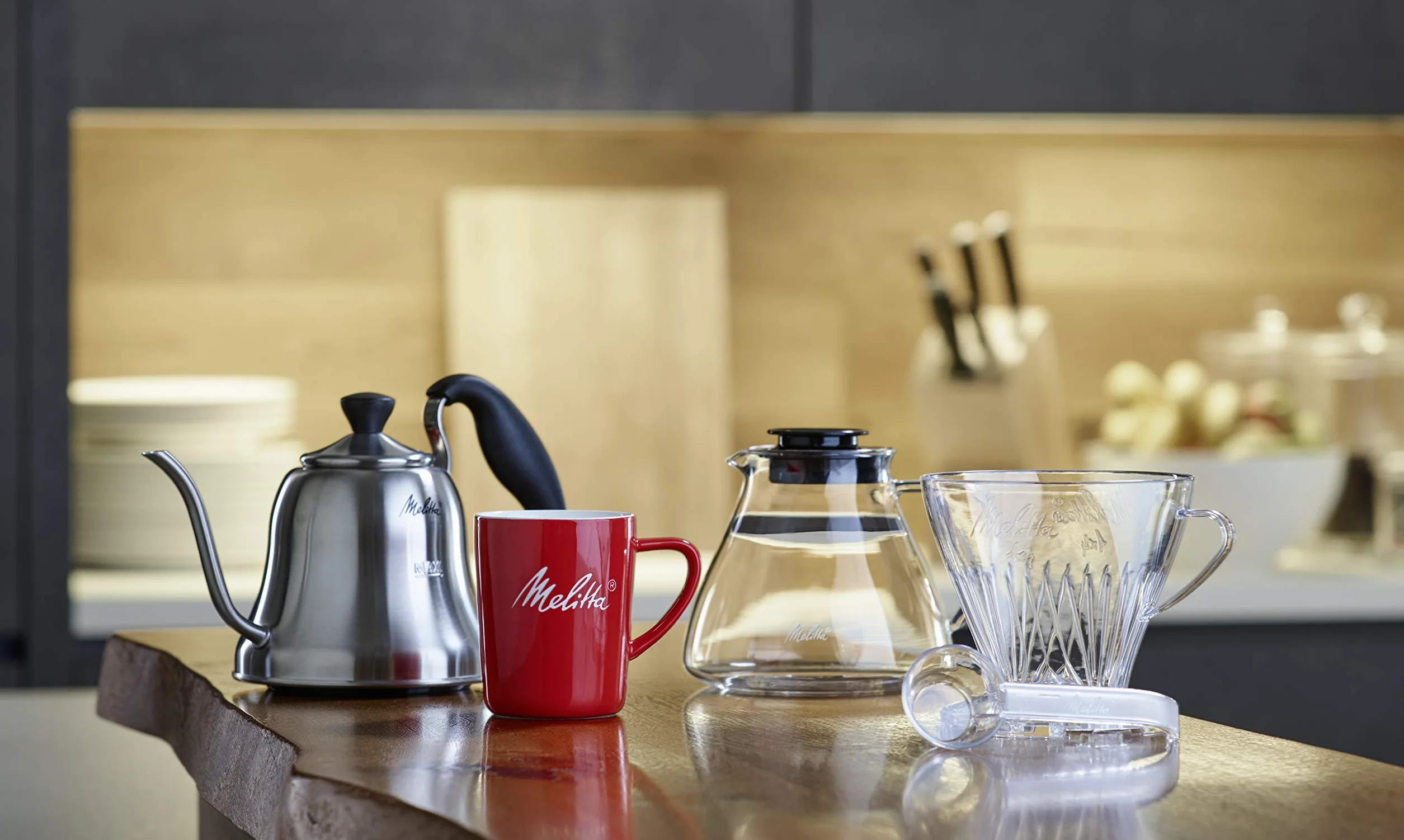 Melitta Dzbanek ze szkła borokrzemowego, wytrzymały i odporny na wysokie temperatury, 1 l, 217632
