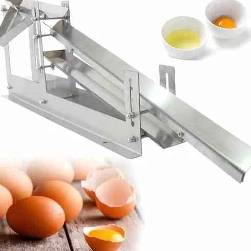 Separator Białka Żółtka Kurczaka, Maszyna Do Oddzielania Jaj Ze Stali Nierdzewnej, Wydajność 500-800 Sztuk/H, Regulowana Wysokość I Szczelina Rozdzielająca, Idealna