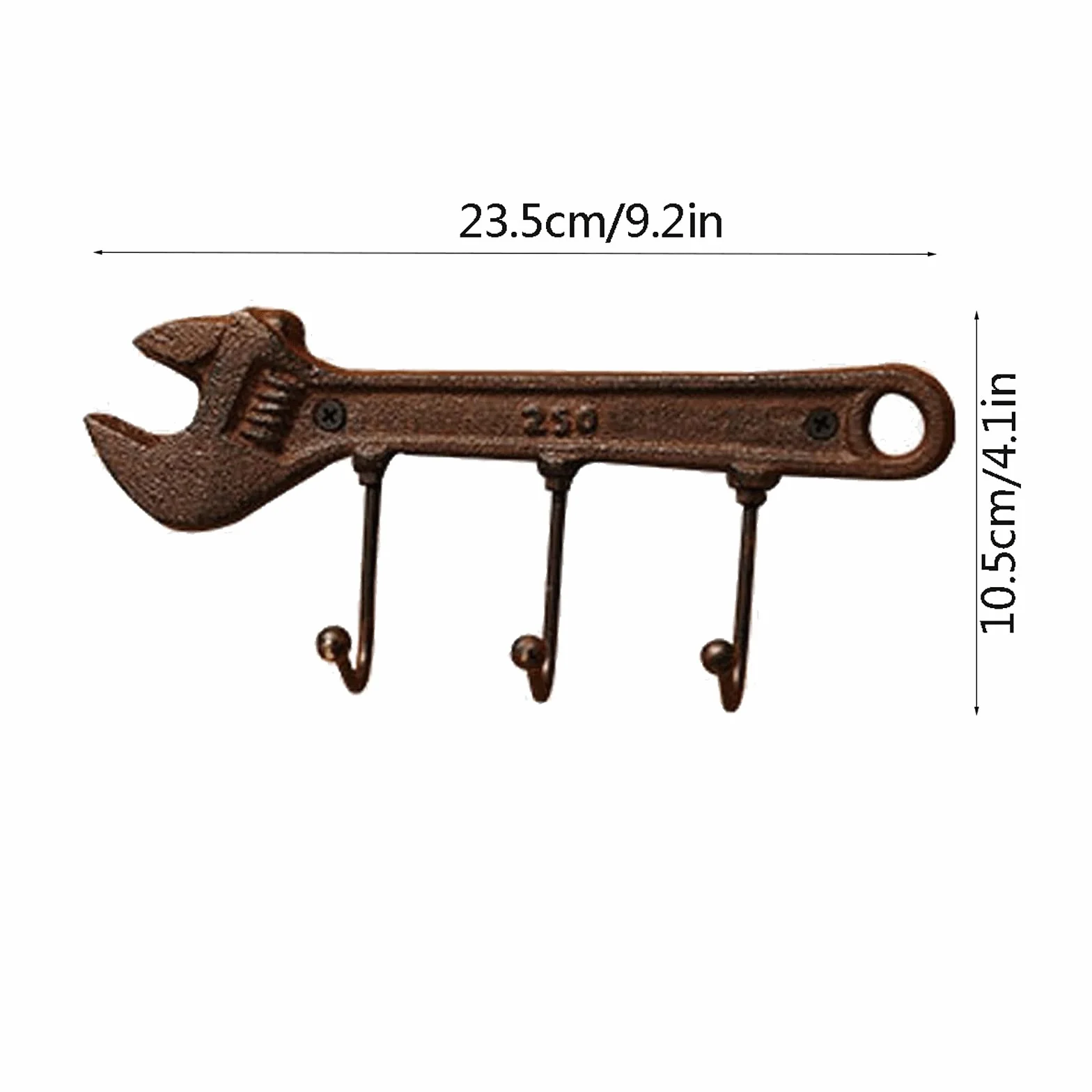 Wieszaki na ręczniki Wieszaki ścienne Wieszak na płaszcze Wieszak ścienny Vintage Wieszak ścienny Hammer Skey Holder Metalowy wieszak na ubrania Wieszak Styl industrialny Klucze Hak ścienny Wystrój