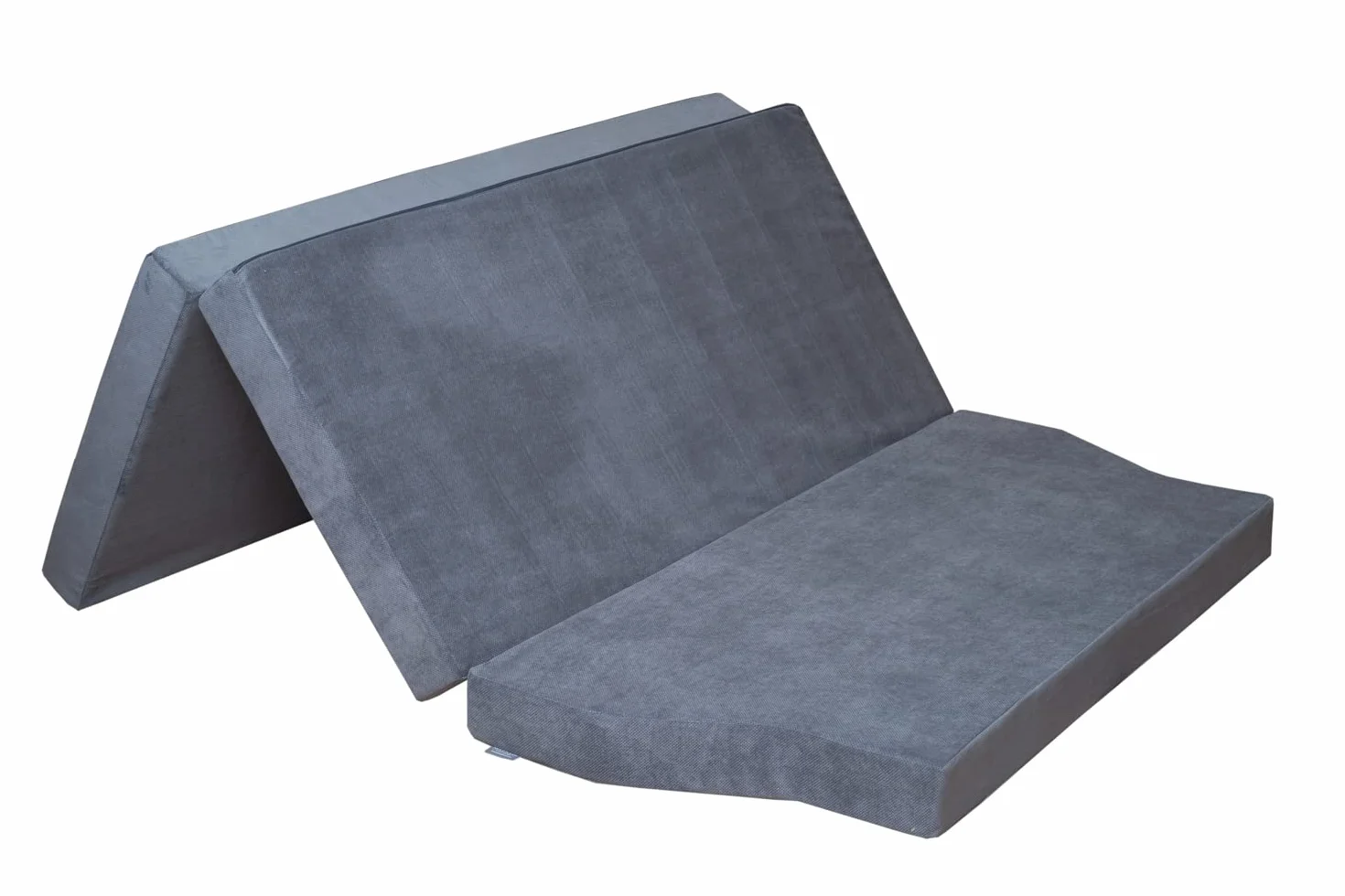 Materac premium do spania SpaceTourer, Traveller, Proace Verso & Zafira Live, składany materac 190 x 140 x 10 cm, ciemnoszary, składany materac do autobusu, na kemping