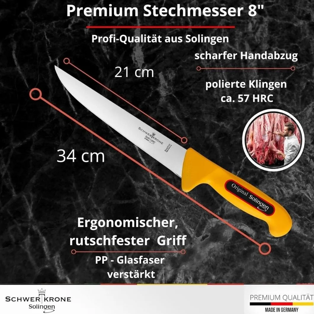 Schwertkrone Zestaw noży rzeźniczych - Made in Germany, nóż rzeźniczy