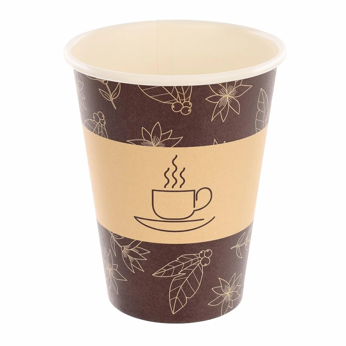 Love Nature Kubki papierowe 300ml 50 sztuk - Kubki jednorazowe - Kubek do kawy na wynos - Bez plastiku