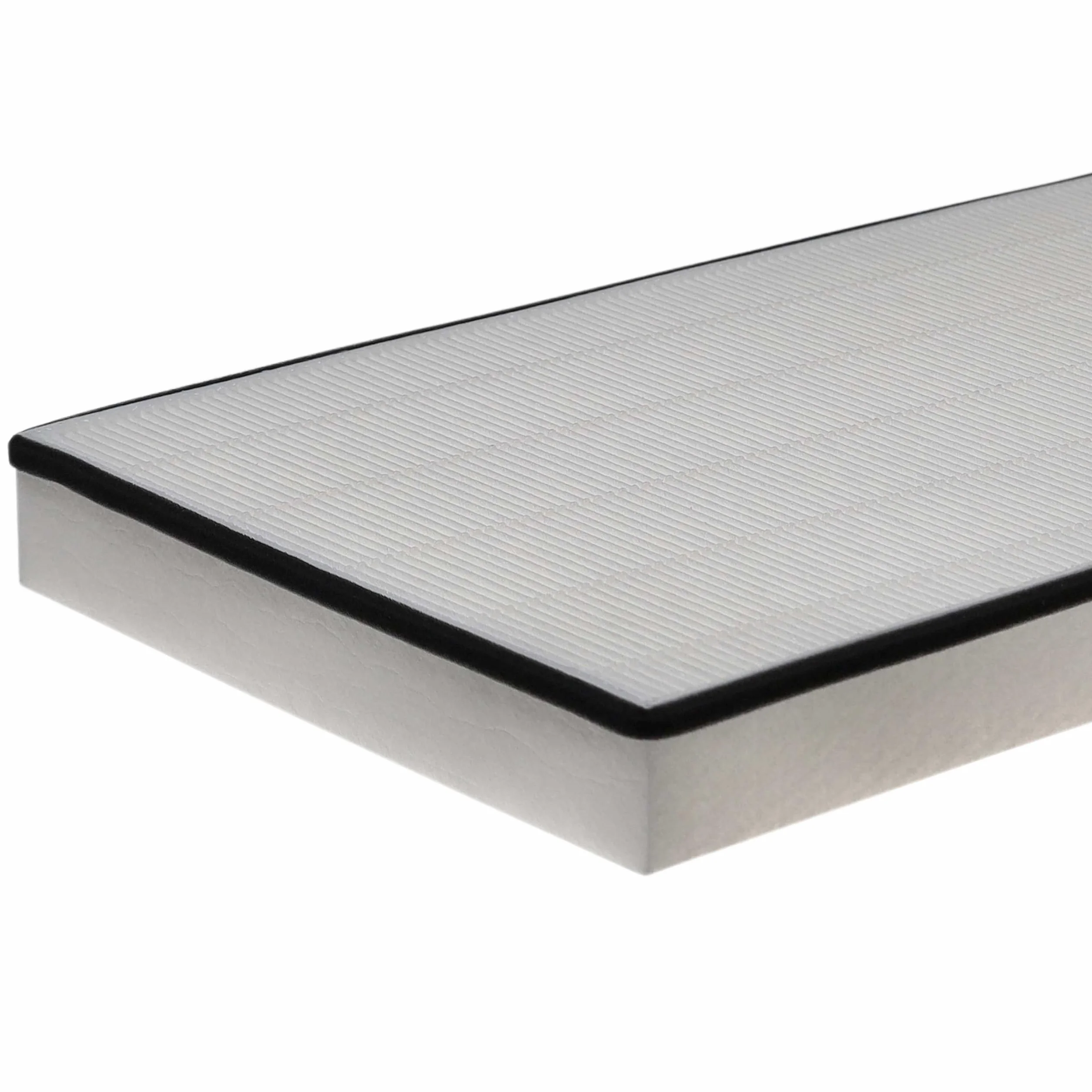 vhbw 4 x filtr pyłkowy zamiennik do Vallox 978142 do urządzenia wentylacyjnego - filtr powietrza F7, 45,3 x 22,5 x 5,2 cm, czarno-biały