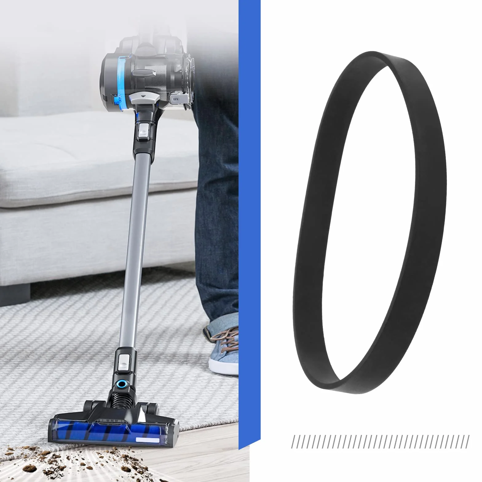 Pasy do odkurzacza 12675000002729 kompatybilne z Hoover kompatybilne z Black & Decker zamienne gumowe paski napędowe akcesoria do odkurzacza