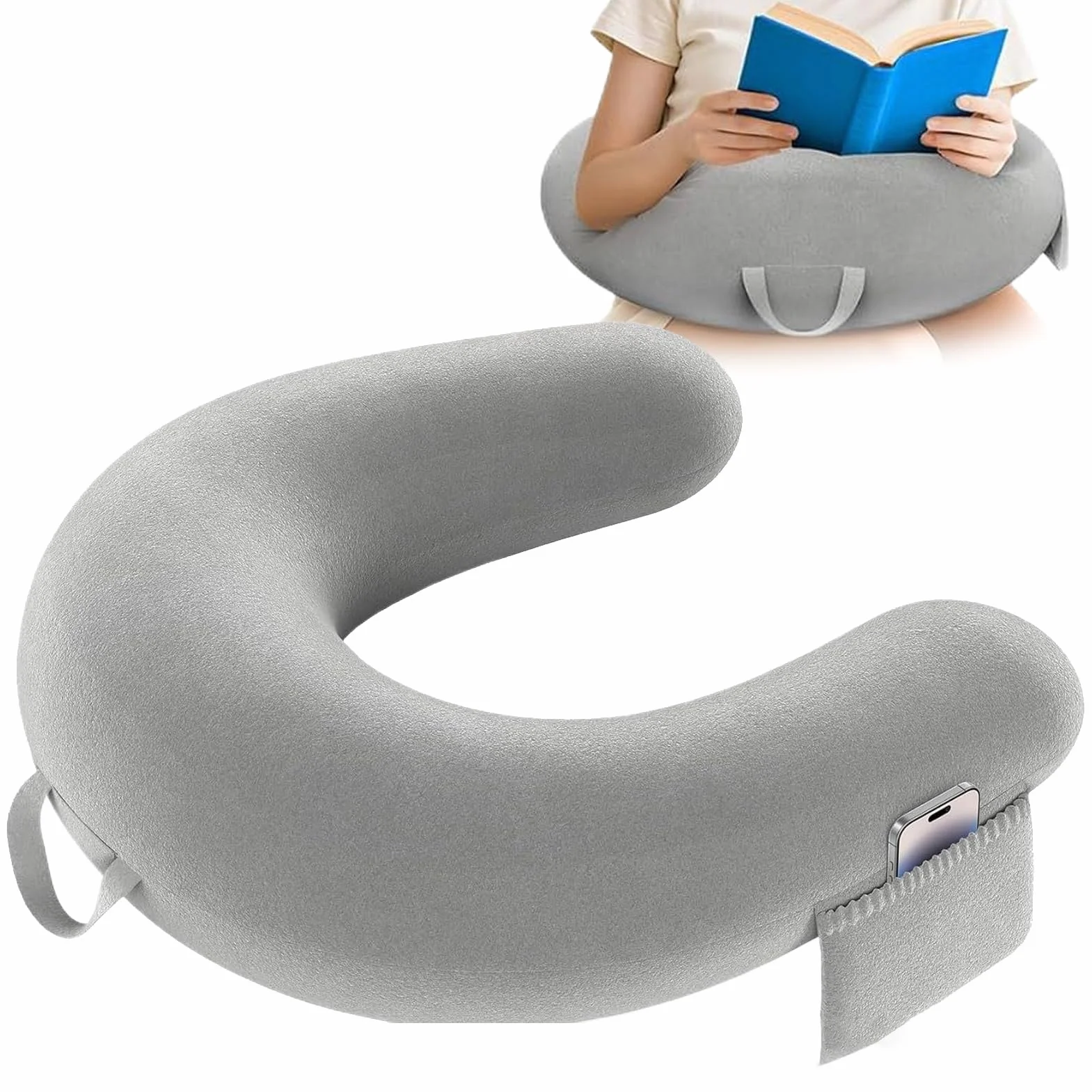 Poduszka na Kolana do Czytania Ergonomiczna Podkładka W Kształcie Litery U