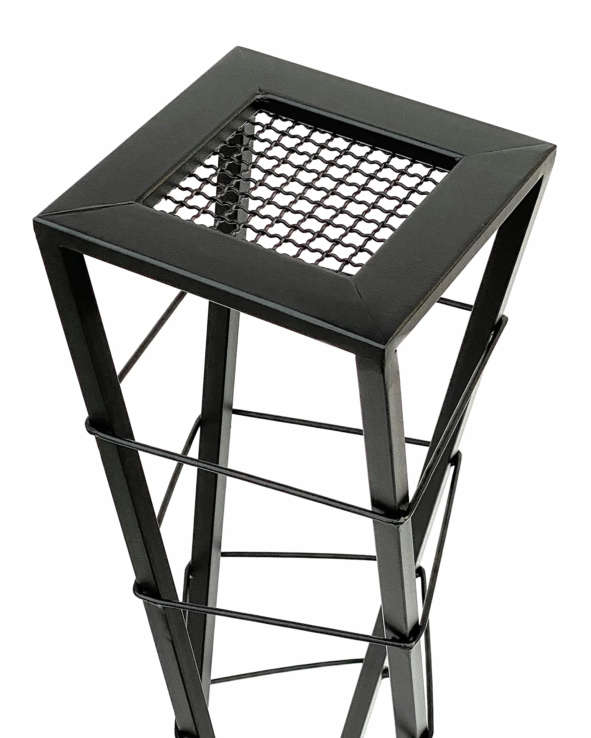DanDiBo Esperanza Design stojak na wino, metalowy, czarny stojak na kwiaty, 80 cm, stojak na butelki, stojak na butelki, czarny stojak na kwiaty