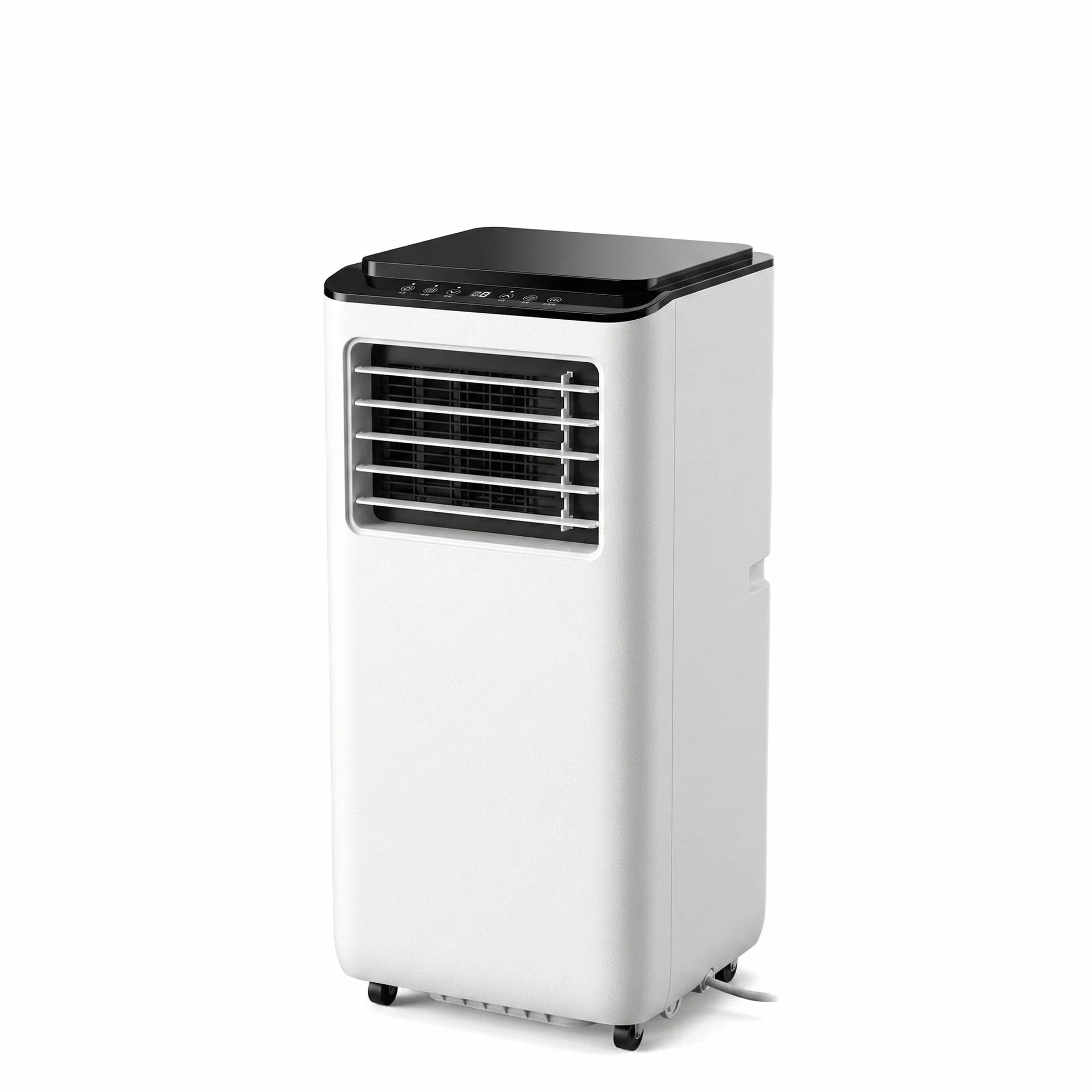 Przenośny klimatyzator 12000 BTU, pilot zdalnego sterowania, timer 24H, chłodzi 300 m2, oscylacja 120°, 2 prędkości, w zestawie zestaw instalacyjny