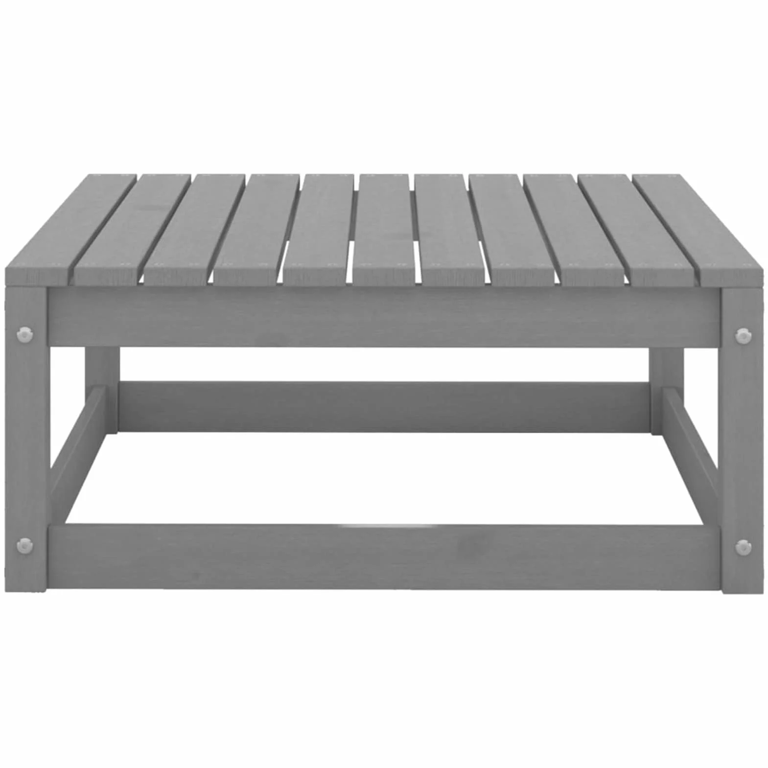 Homgoday Zestaw sofy ogrodowej 2 szt. z poduszkami z litego szarego sosny, zestaw sofy do salonu sofa rozkładana sofa, zestaw nowoczesnej sofy ogrodowej na zewnątrz, wyposażenie Model805752