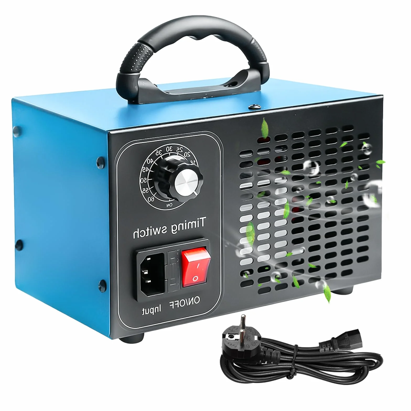 Generator ozonu 60000 mg/h 20x13,5x12,5 cm niebieski ozonizator uniwersalny elektryczny