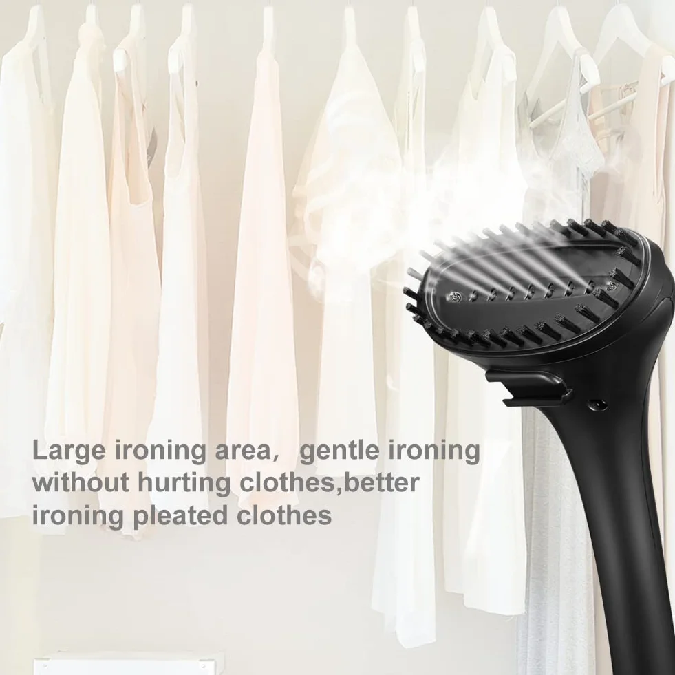 Garment Professional Steamer Pionowa maszyna do prasowania z płytą ze stali nierdzewnej, ciągły strumień pary, drążek teleskopowy, zbiornik 1,7 l, akcesoria w zestawie, 1700 W 30 g/min 230 V/50H