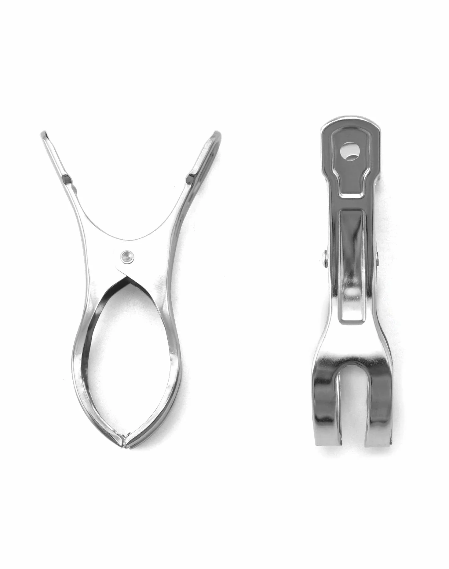QWORK® 10 Pack Klipsy na ręczniki ze stali nierdzewnej Odporne na wiatr Duże klipsy sprężynowe do ręczników plażowych, ręczników kąpielowych, prześcieradeł i grubych ubrań (11 cm)
