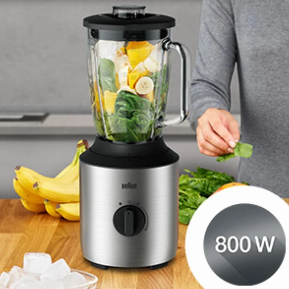 Braun Household PowerBlend 3 JB 3272 mikser stojący 1,5 l 800 W stal
