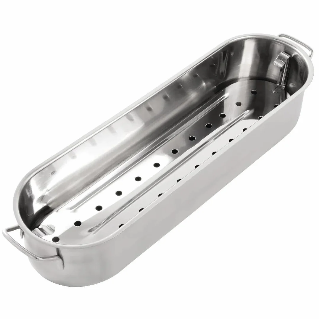 KitchenCraft Mała ryba czajnik ze stali nierdzewnej, 45,5 x 15,5 x 10 cm