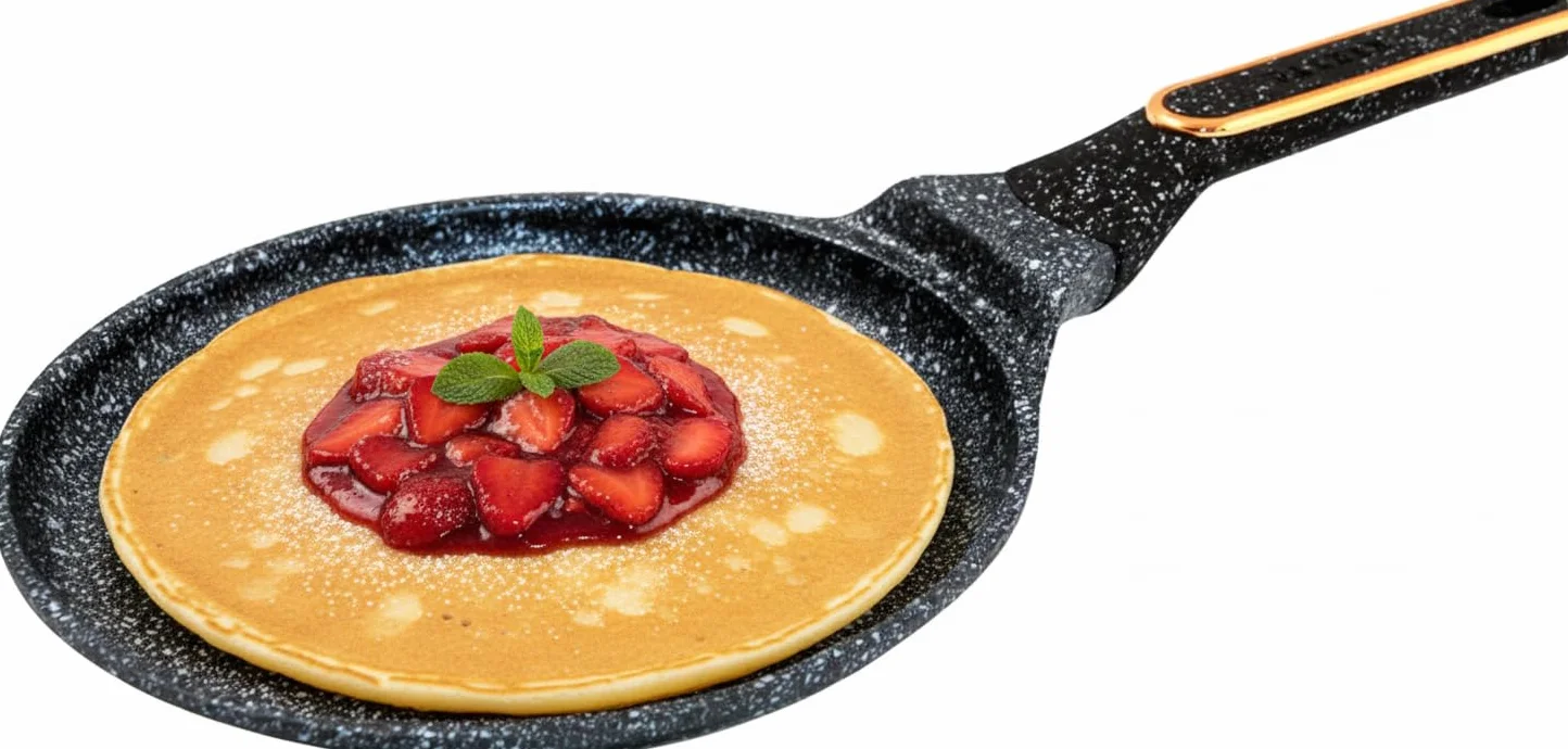 Patelnia do naleśników z nieprzywierającą powłoką ceramiczną z granitu (24 cm)