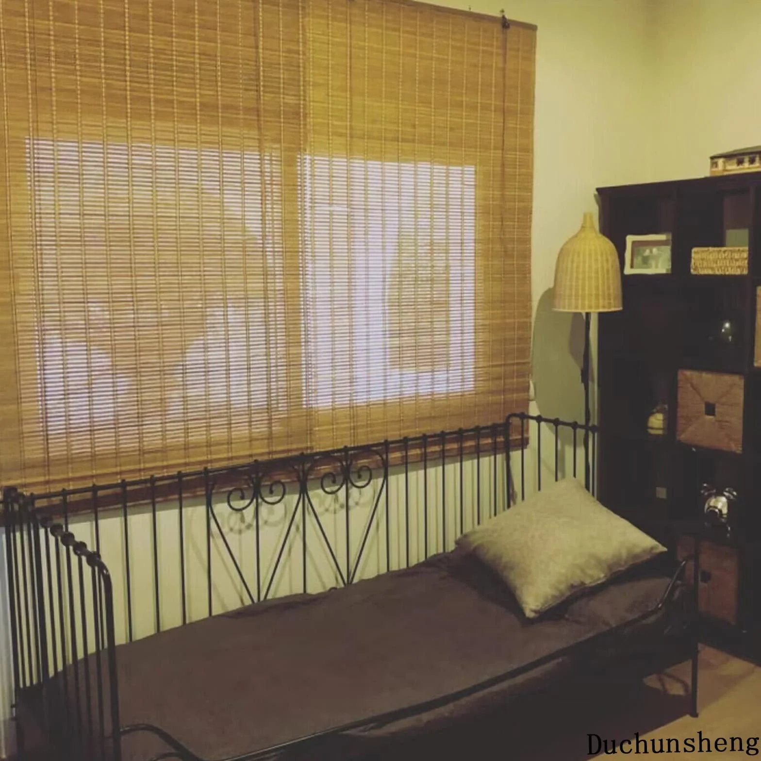 Rolety bambusowe, zasłony chroniące przed wzrokiem, na balkon i patio, łatwa instalacja, naturalne żaluzje bambusowe, idealne do ogrodu i na zewnątrz, eleganckie dekoracje okienne