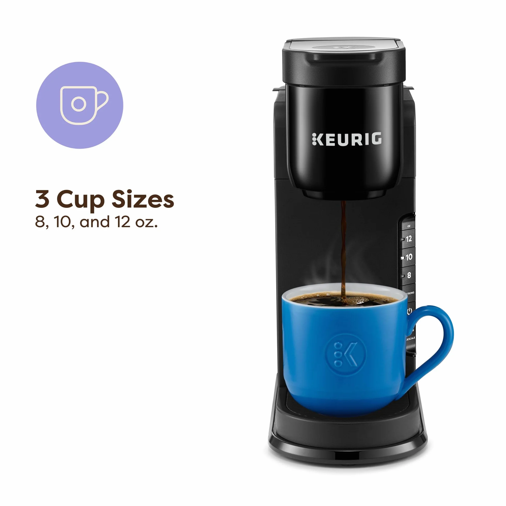 Keurig K-Express zaparzacz do kawy, zaparzacz do kawy na kapsułki K-Cup, czarny