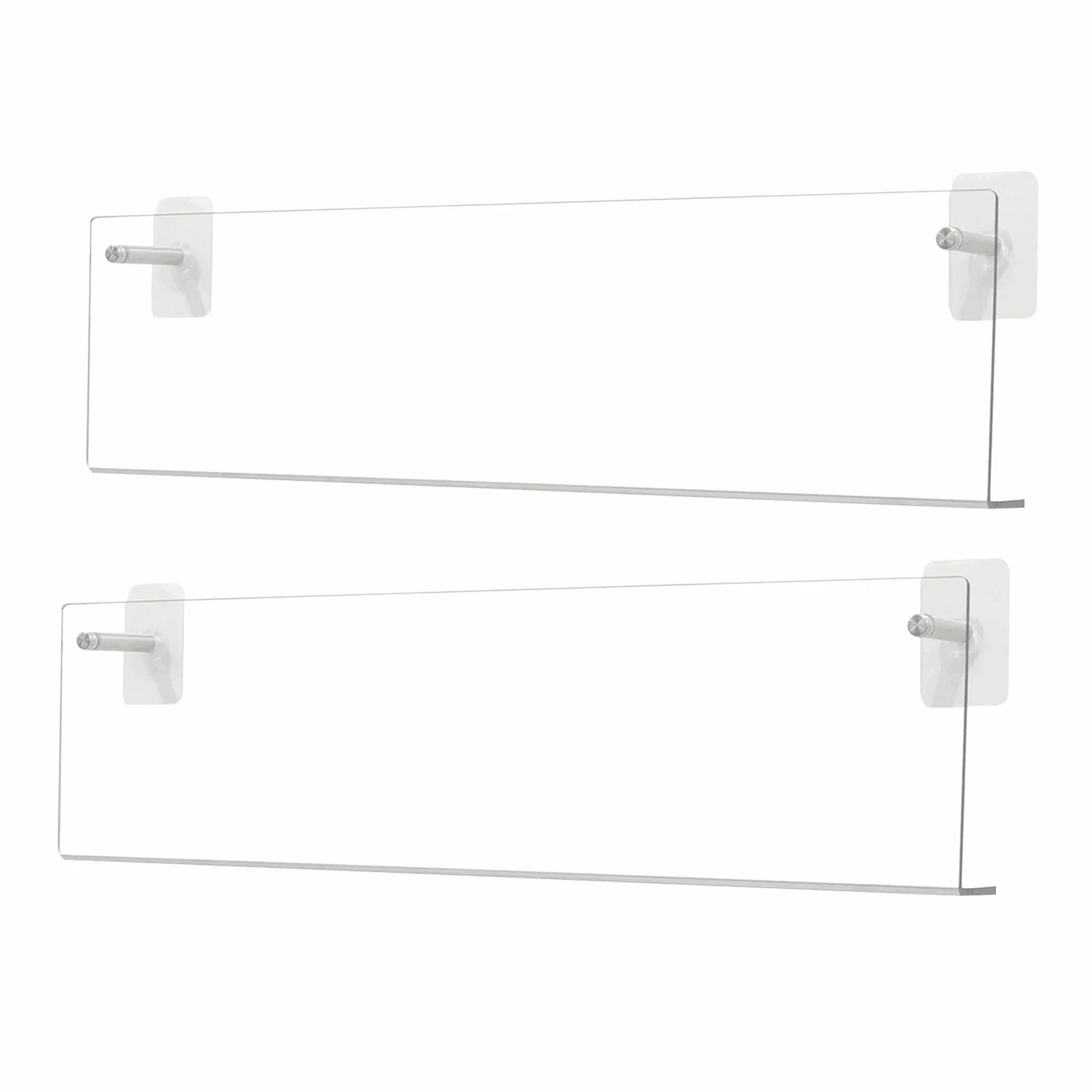 Akrylowy uchwyt na album 40 x 15 x 6 cm, przezroczysta, montowana na ścianie, wielofunkcyjny organizer dla miłośników muzyki, bez wiercenia, do sypialni i kina domowego