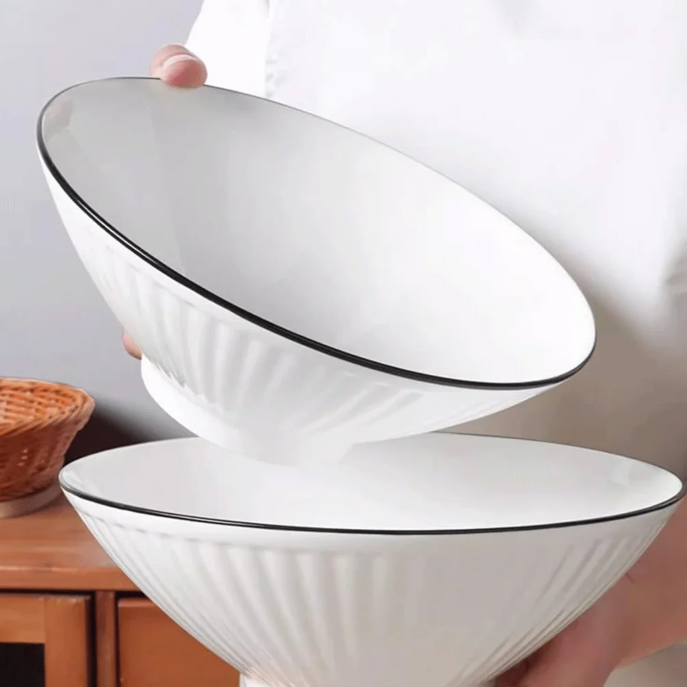 Miski do zupy miska na makaron domowa ceramiczna zastawa stołowa jedzenie miska na makaron duża miska duża miska na zupę miski obiadowe