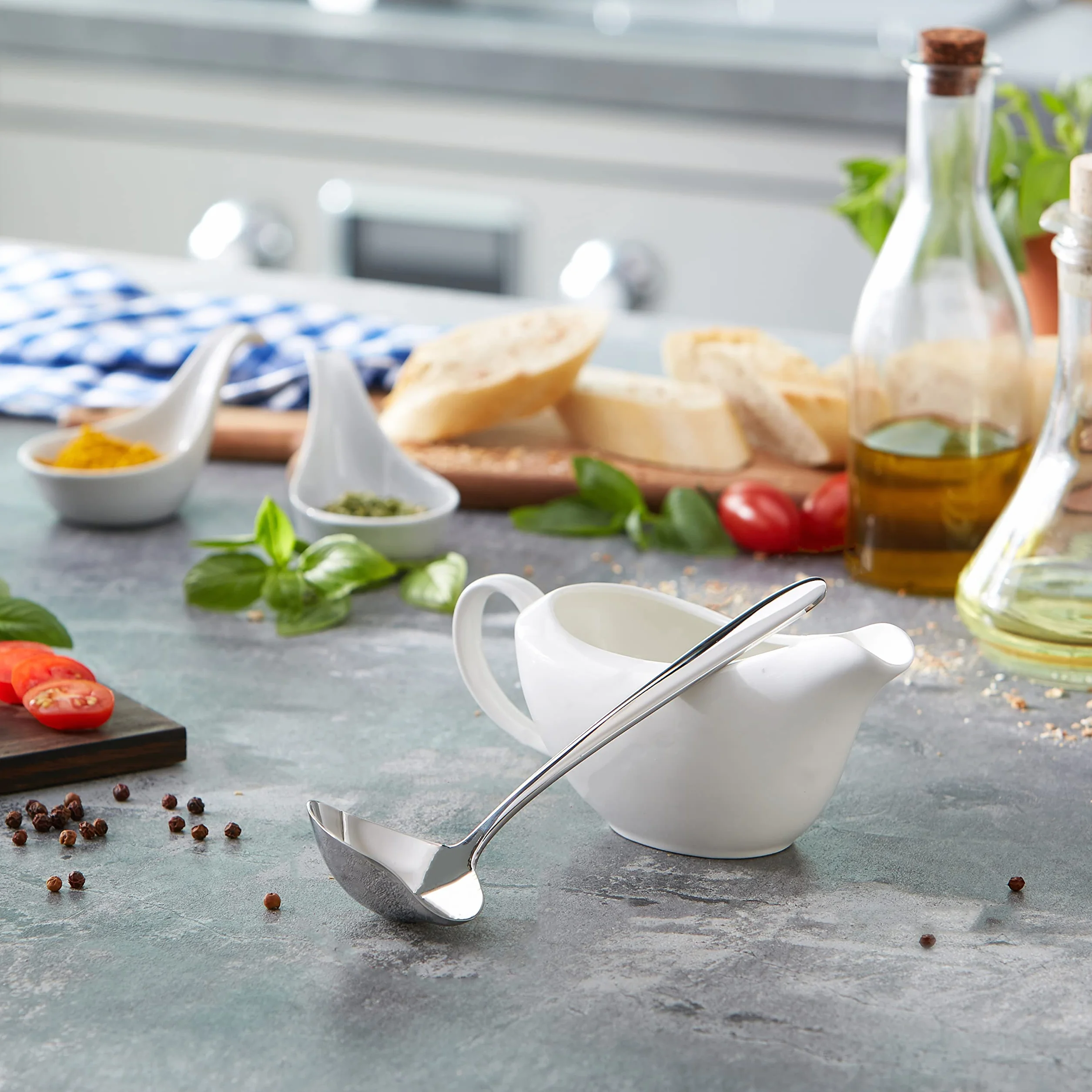 Villeroy & Boch – Daily Line, chochla do sosu, 18,2 cm, stal nierdzewna, można myć w zmywarce
