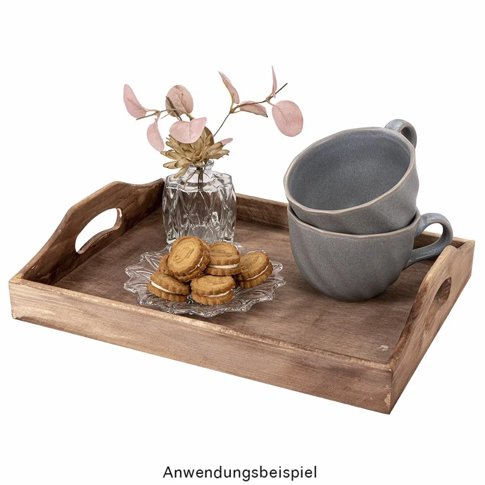 Ideen mit Herz Tace drewniane | 5 sztuk w różnych rozmiarach | taca do serwowania | dekoracja stołu | ozdoba pomieszczenia | dekoracja | taca do decoupage | DIY | rękodzieło | majsterkowanie