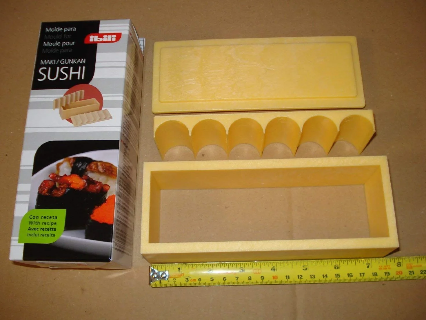 Ibili 773810 forma do sushi, Onigiri, tworzywo sztuczne