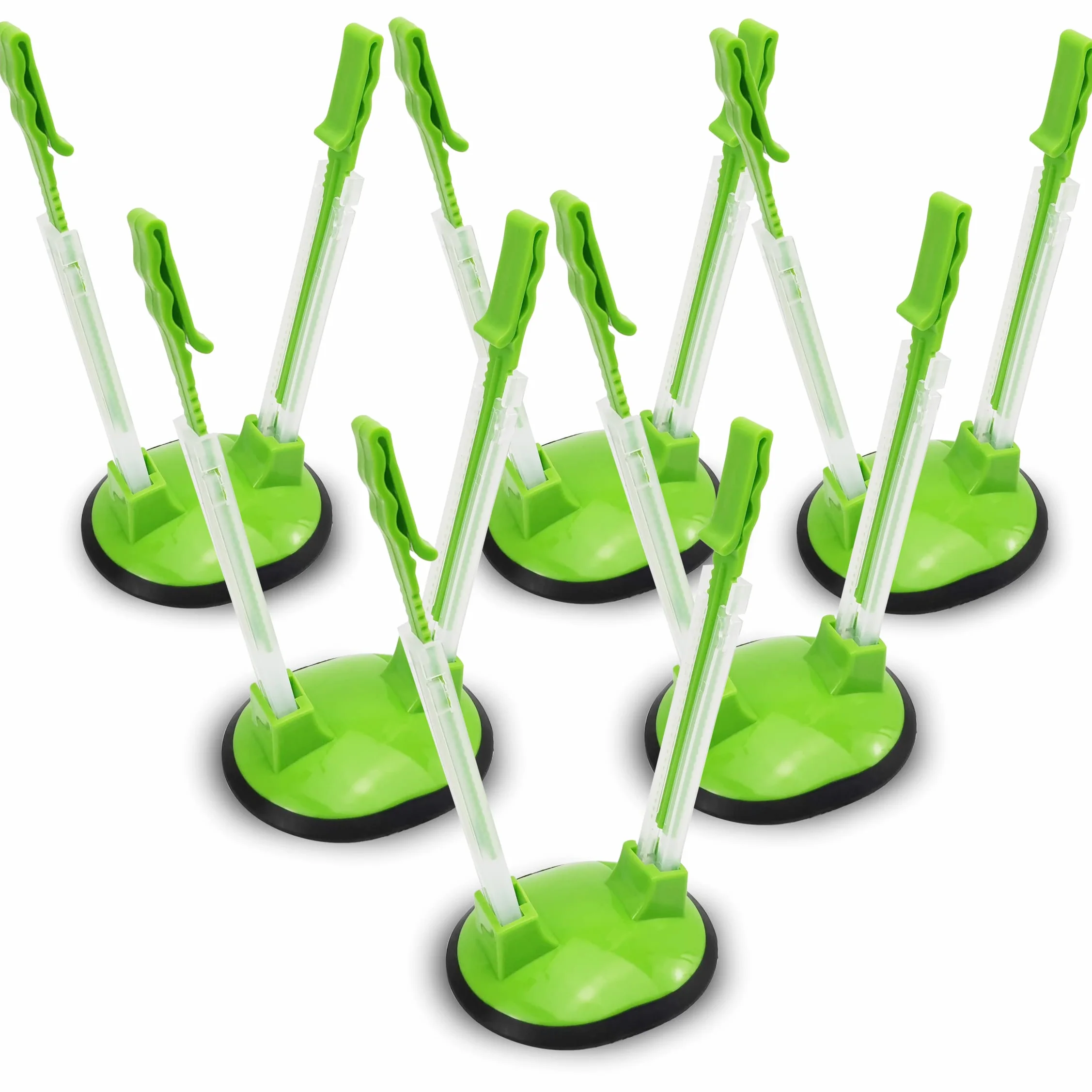 Stojak z uchwytem na torebkę Ziplock regulowany do plastikowych torebek do zamrażarki/wolne ręce Baggy Rack galonowy stojak z uchwytem na torebkę, 6 paczek/6 sztuk