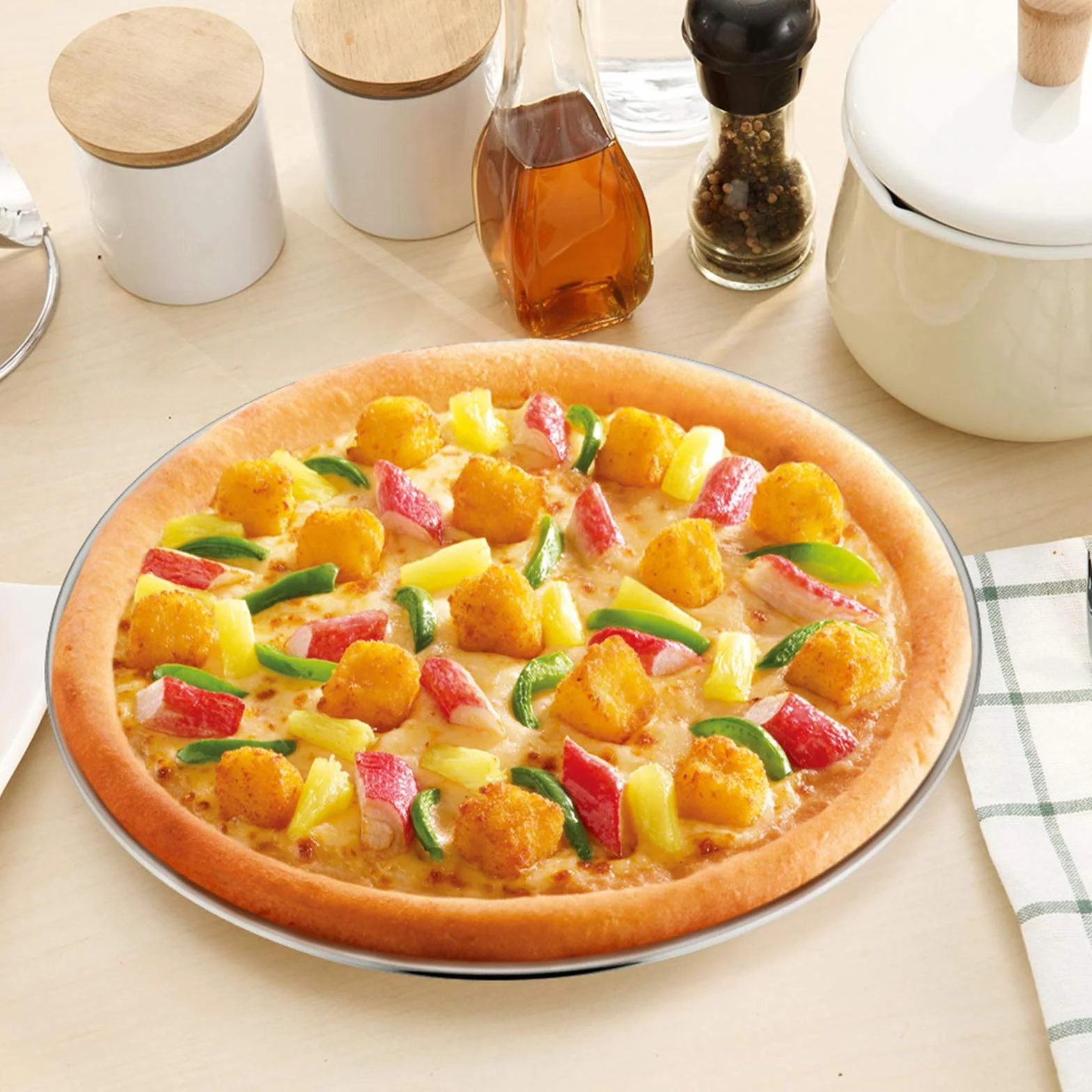 TEAMFAR Blacha do pizzy, zestaw 4 sztuk, stal nierdzewna, okrągła, do pieczenia w piekarniku, 26 cm, zdrowa i trwała, łatwa do czyszczenia i nadaje się do mycia w zmywarce