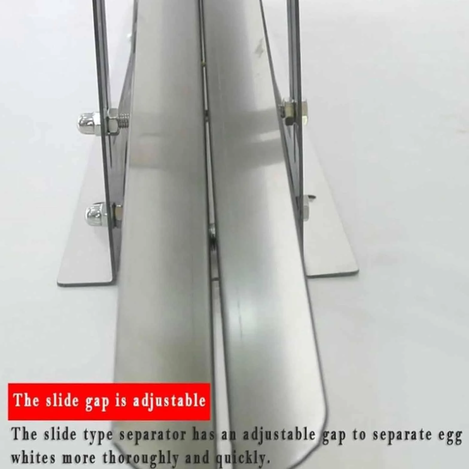Separator Jaj Ze Stali Nierdzewnej, Profesjonalny Separator Pąków Jaj, Komercyjny Oddzielacz Żółtka Jaj, 500-800 Jaj/h Szybka Separacja, Regulowana Przestrzeń/wysokość I Trwałość Przesuwania