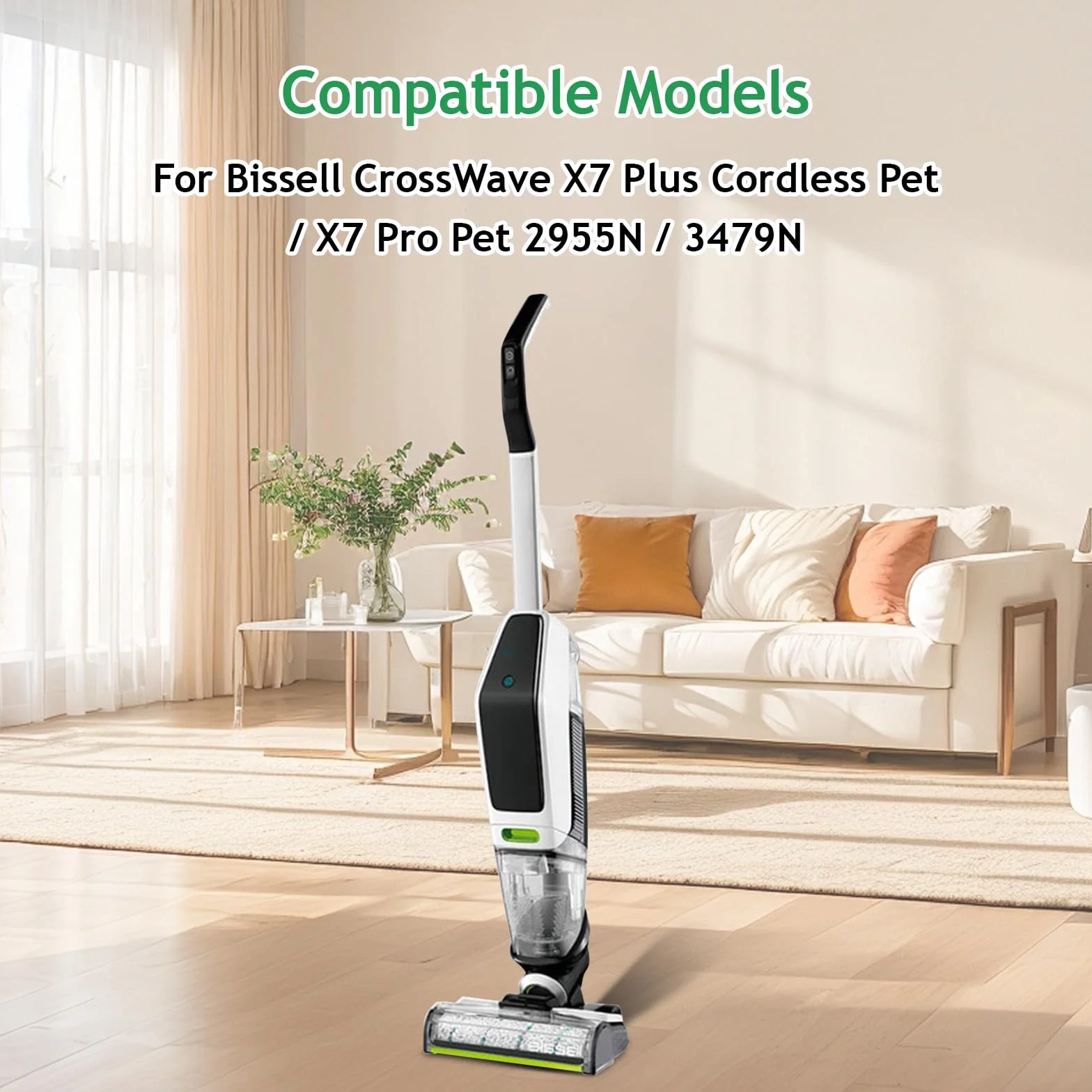 Bissell CrossWave X7 Pet Pro zestaw rolek szczotki i filtrów 2955N 3479N