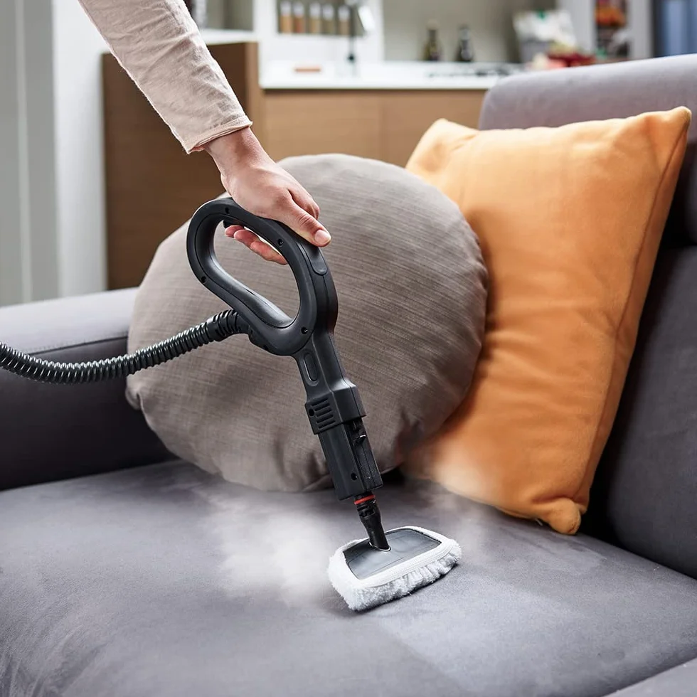 Polti Vaporetto Smart 100_T Steam Cleaner 4 bar myjka wysokociśnieniowa 9 akcesoriów biały turkusowy