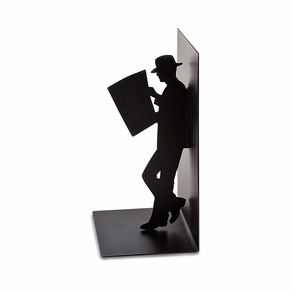 Balvi - The Reader dekoracyjna skrzynka na książki z metalu w kolorze czarnym. Oryginalny design