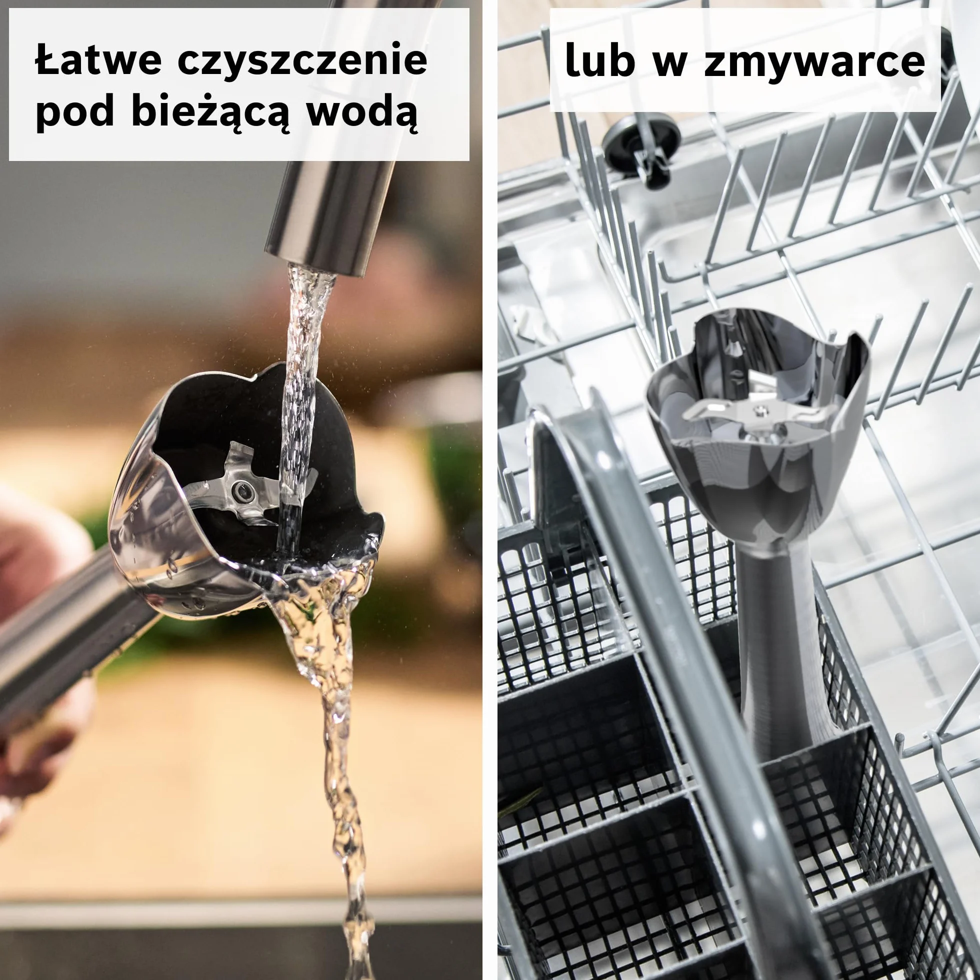 Bosch ErgoMaster Series 6 Blender Ręczny 1200 W QuattroBlade Pro MSM6M820