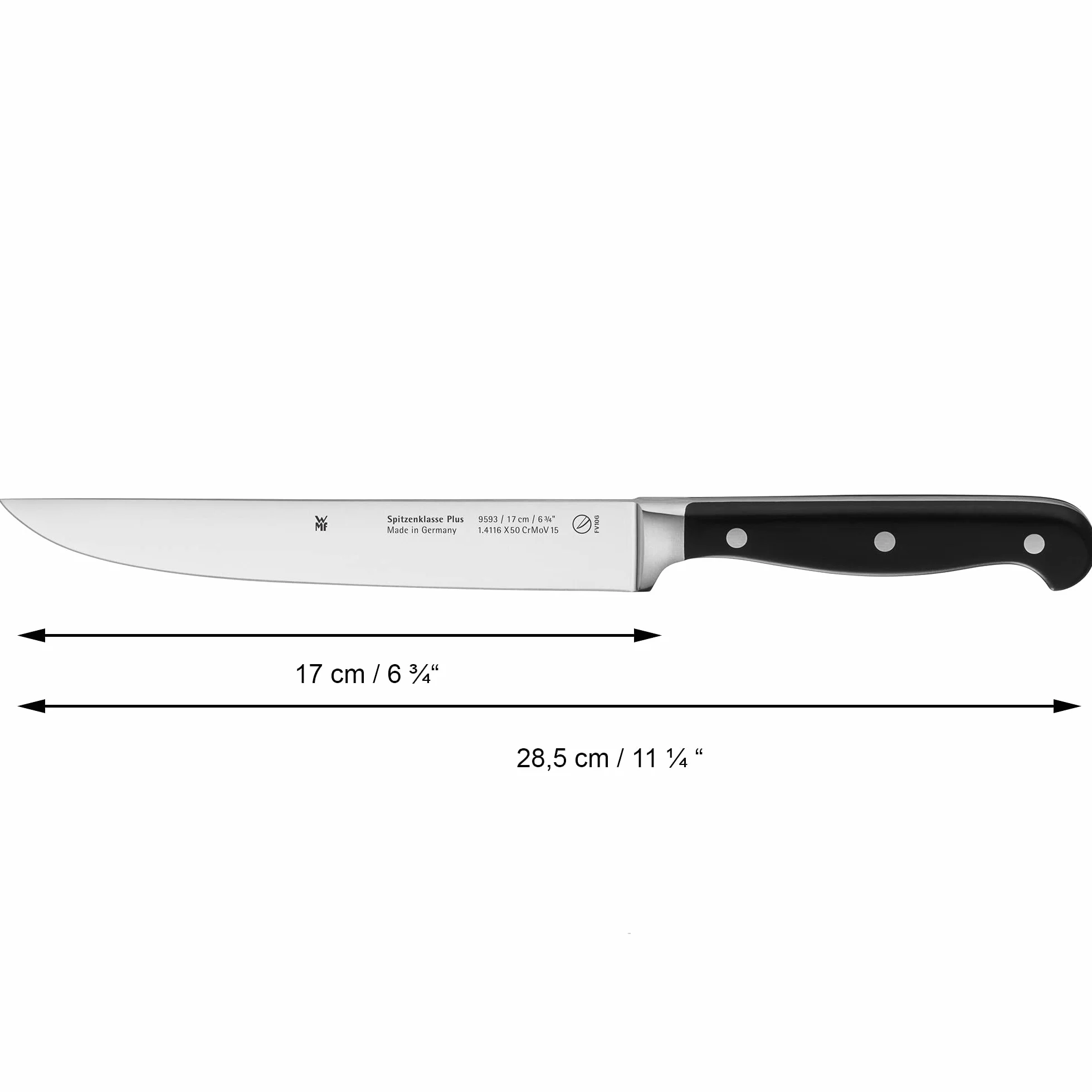 WMF Nóż do filetowania Spitzenklasse Plus, czarny, 27 cm