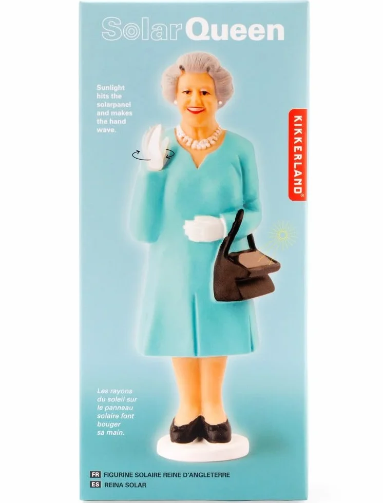 Kikkerland Figurka Królowa (Queen), zasilany energią słoneczną kolor sortowany (1 artykuł)