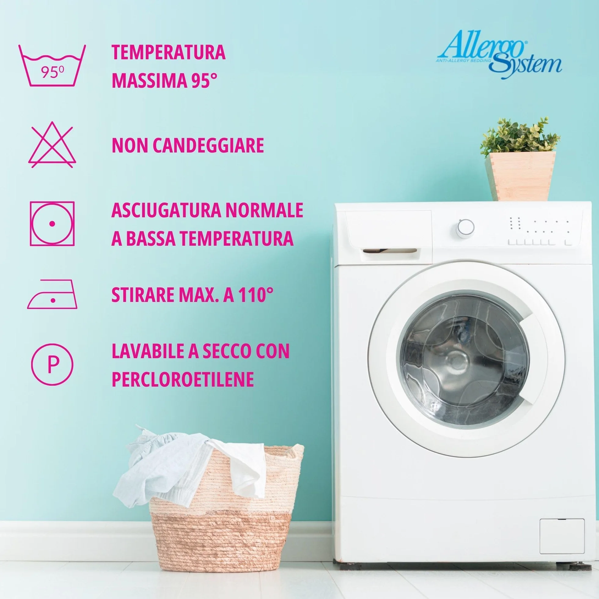 Allergosystem Zestaw 2 poszewek na poduszkę, ochrona przed roztoczami, 50 x 80 cm, poliester