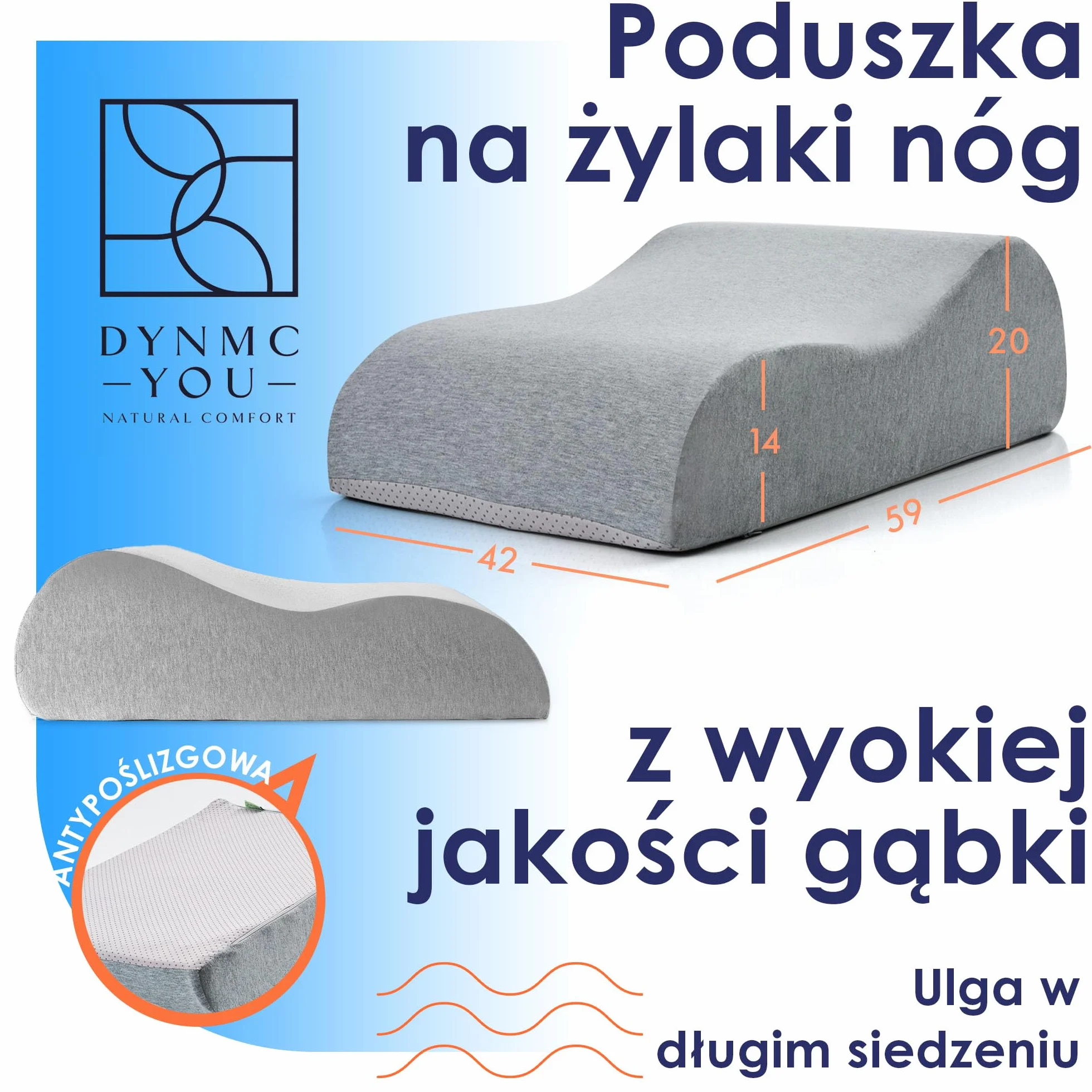 Poduszka Outdoor Na Krzesło Ogrodowe 40x40 cm Gruba Pianka Memory Antypoślizgowa OEKO-TEX Zestaw 2/4 Sztuk