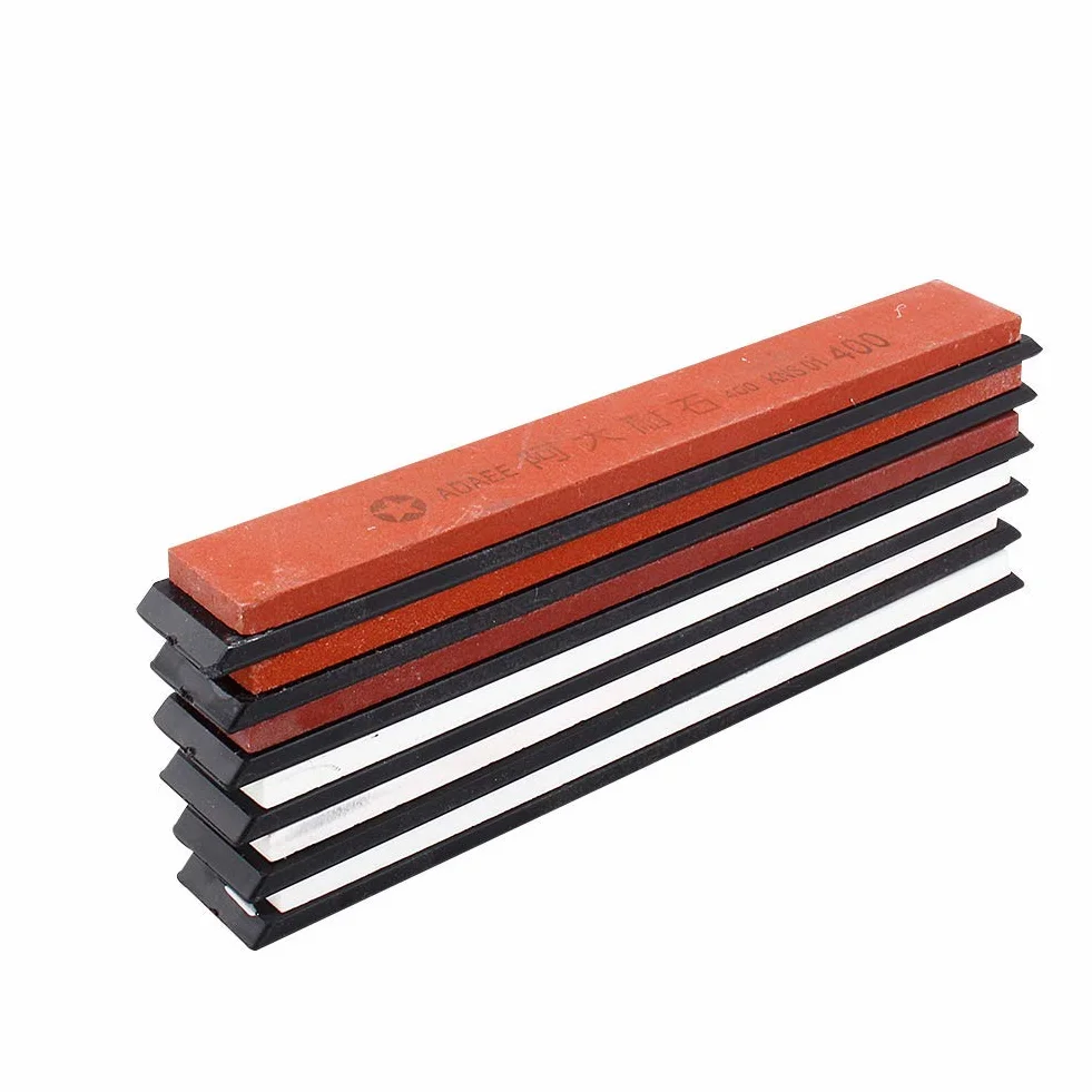 Schärfsteine, 6pcs Schleifstein Schleifstein Set Schleifstein Polierspitzer Schleifstein 180# 400# 800# 1500# 2000# 3000# 3000