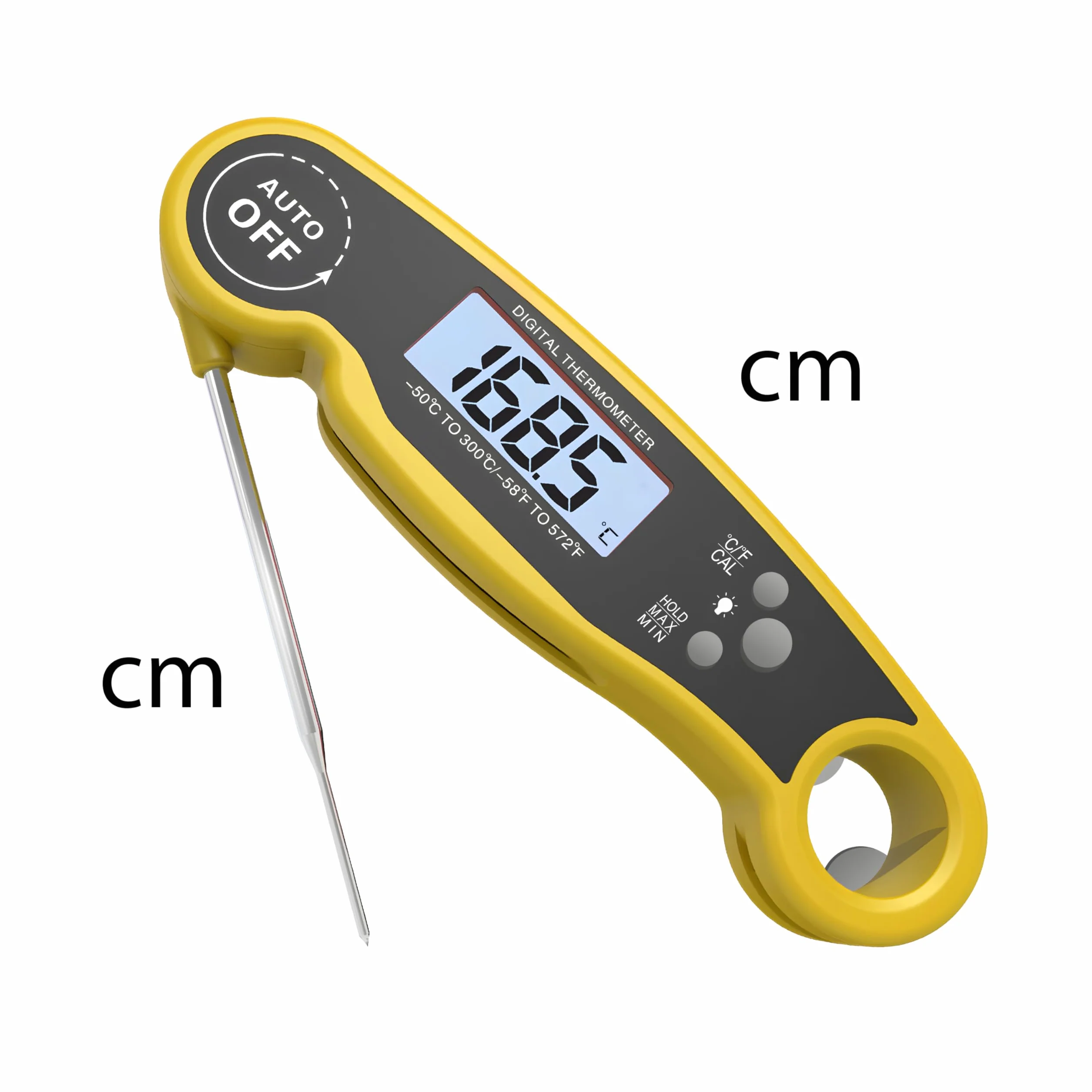 Retoo Termometr do mięsa, termometr do grilla, termometr do smażenia, termometr kuchenny, termometr cyfrowy, natychmiastowy odczyt, ekran LCD 3s, automatyczne wyłączanie, termometr do piekarnika, do
