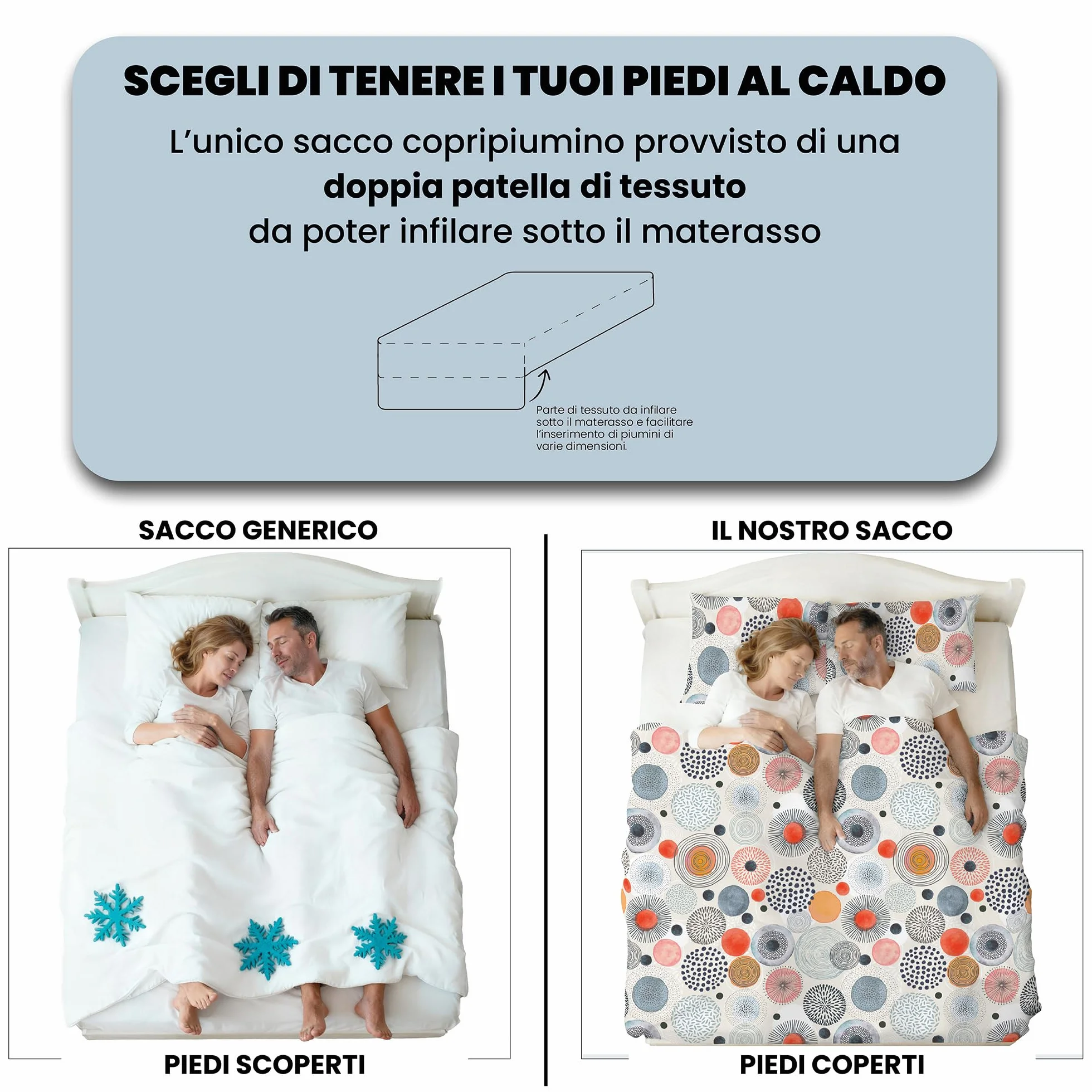 Sogni e Capricci poszwa na kołdrę Made in Italy pojedyncza