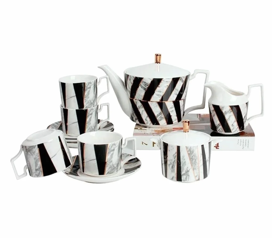 Zestawy Do Herbaty Zestaw Ceramicznych Filiżanek Do Herbaty 4 Szt. Filiżanka Do Herbaty I 4 Spodki Z Mlekiem I Cukiernica Do Domu I Biura Zestaw Do Parzenia Kawy I Herbaty Zestaw Filiżanek Do Kawy I H
