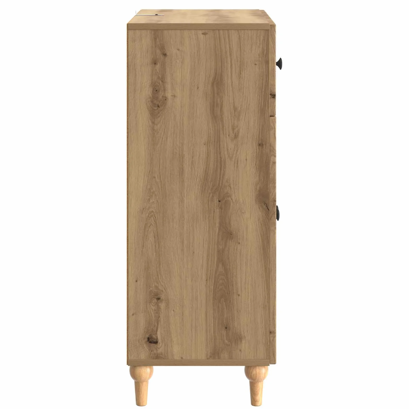 Générique Kredens drewno konstrukcyjne 66 x 34,5 x 90 cm | Solidne półki, drzwi 90°, przechowywanie kuchni lub jadalni, łatwa konserwacja