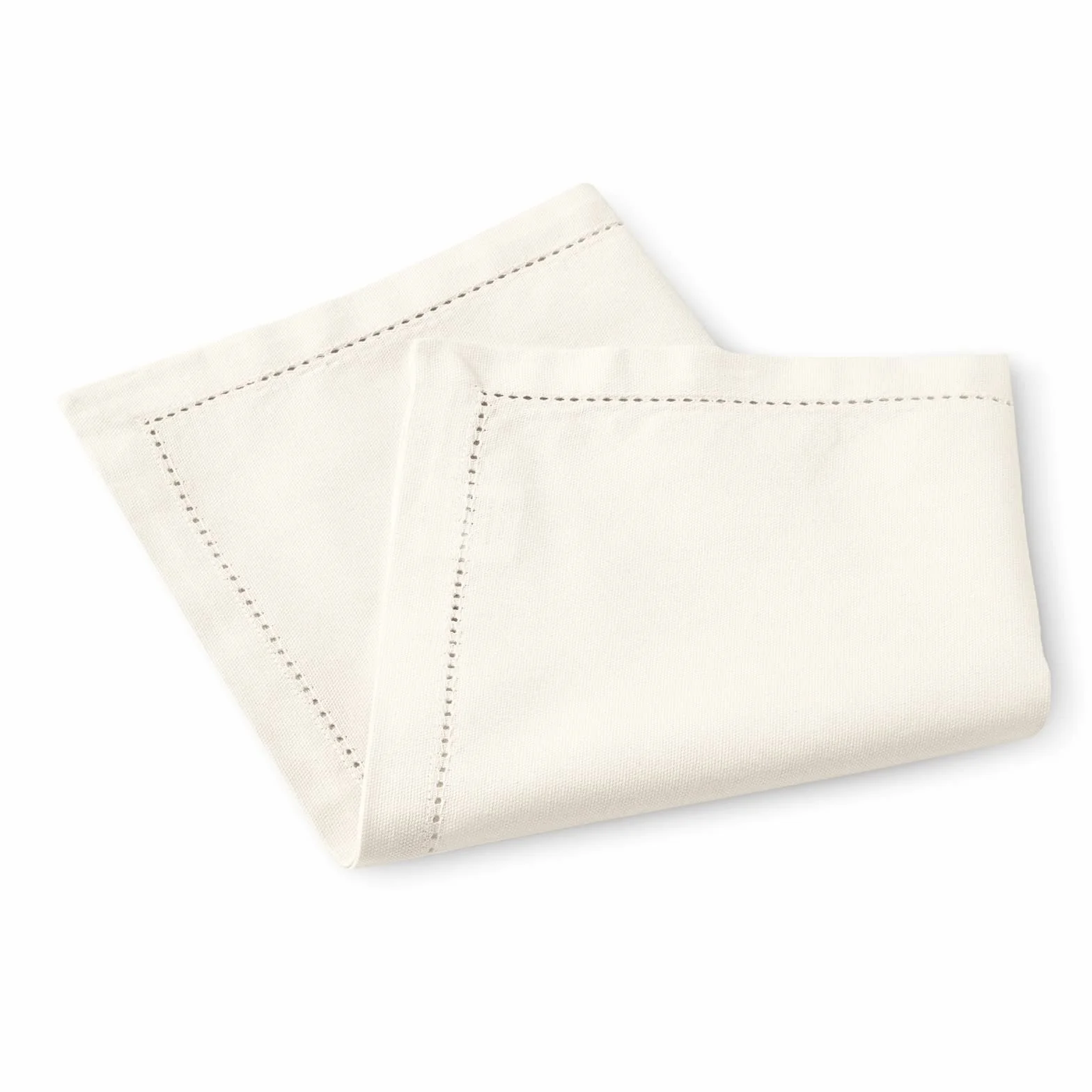 Encasa Homes obszyte serwetki na stół do jadalni, 43 x 43 cm (kwadratowe), naturalne, 100% bawełna – zestaw 4 szt., idealne na imprezę, do domu, kawiarni, restauracji i hoteli, do prania w pralce