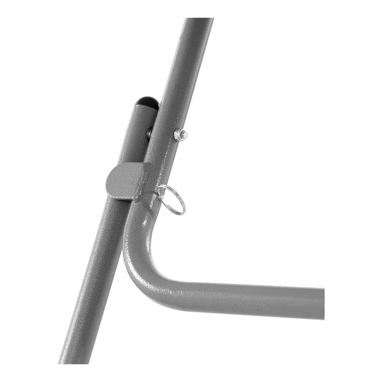 Royal Catering RC-FT_6 składany stolik stojący, Ø 800 x 1100 mm, 100 kg, do użytku wewnątrz/na zewnątrz, biały, do ogrodu, stół barowy