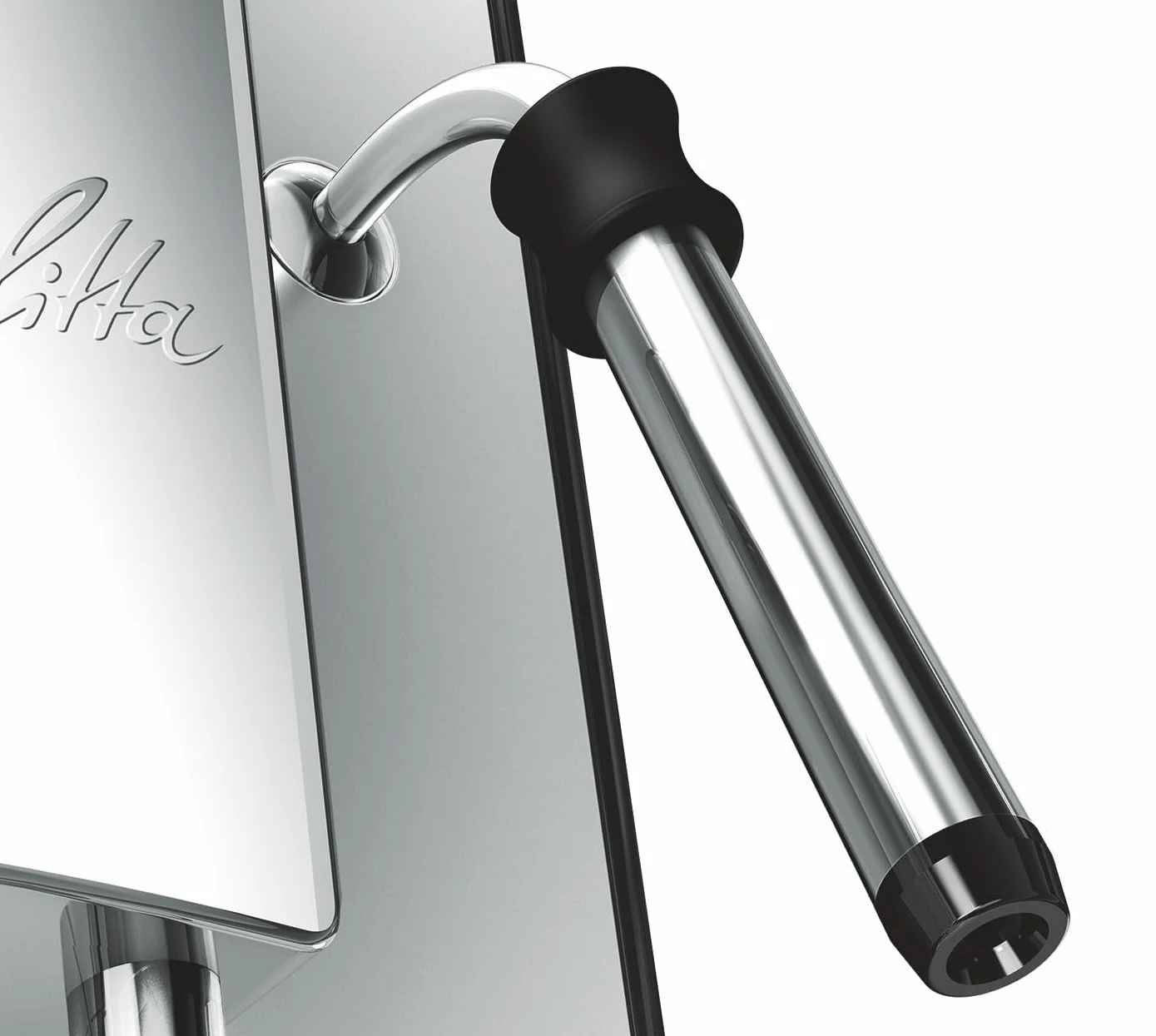 Melitta Caffeo Solo & Milk E953-202, smukły automatyczny ekspres do kawy z dyszą do spieniania mleka, 1,2 l, srebrny