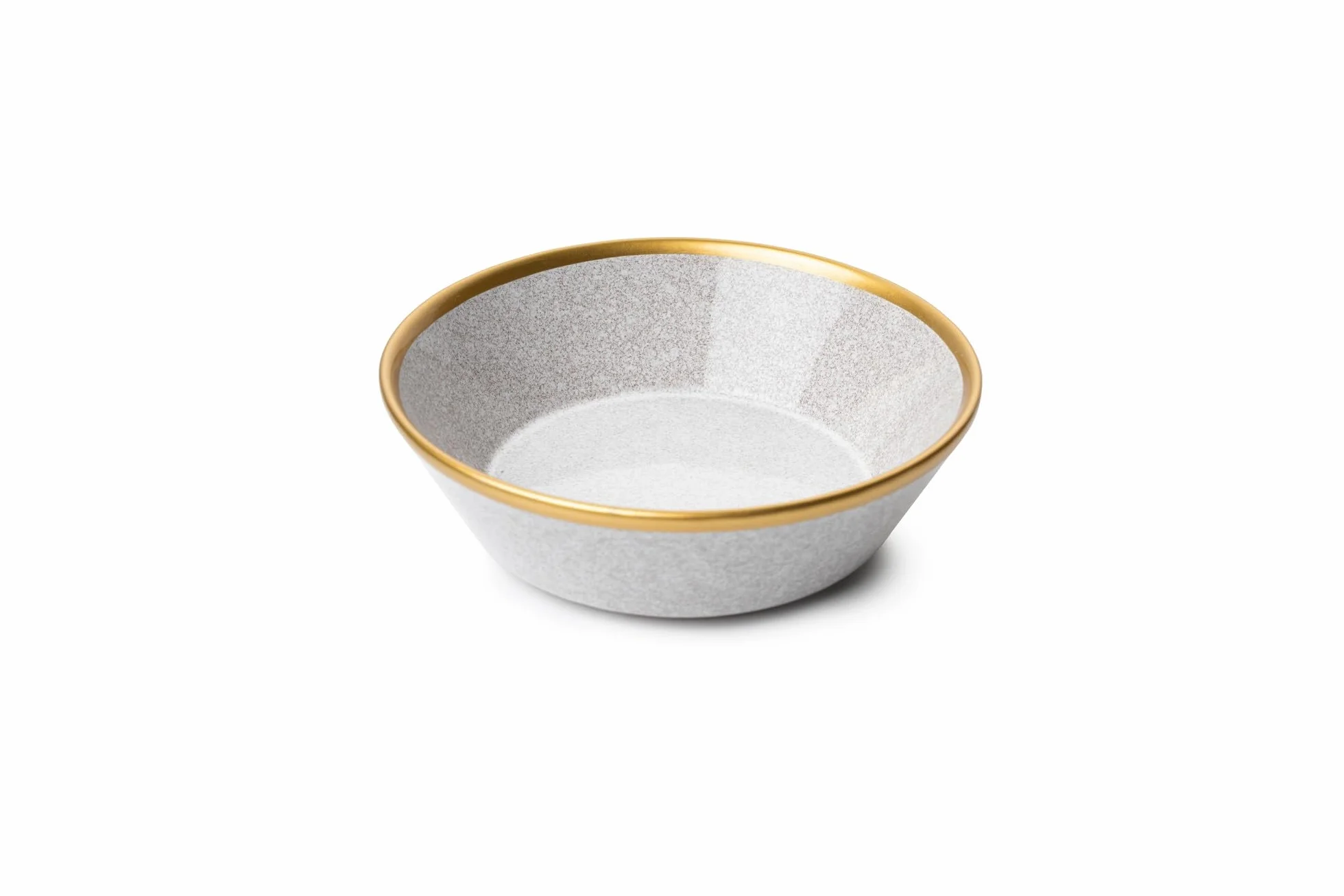 Elegancki 16-częściowy zestaw obiadowy, 100% porcelana, szary i złoty | w zestawie 4 talerze serwisowe (25 cm), talerze (20 cm), miski (14 cm), kubki (8 cm) | stylowe i wyrafinowane doświadczenie w