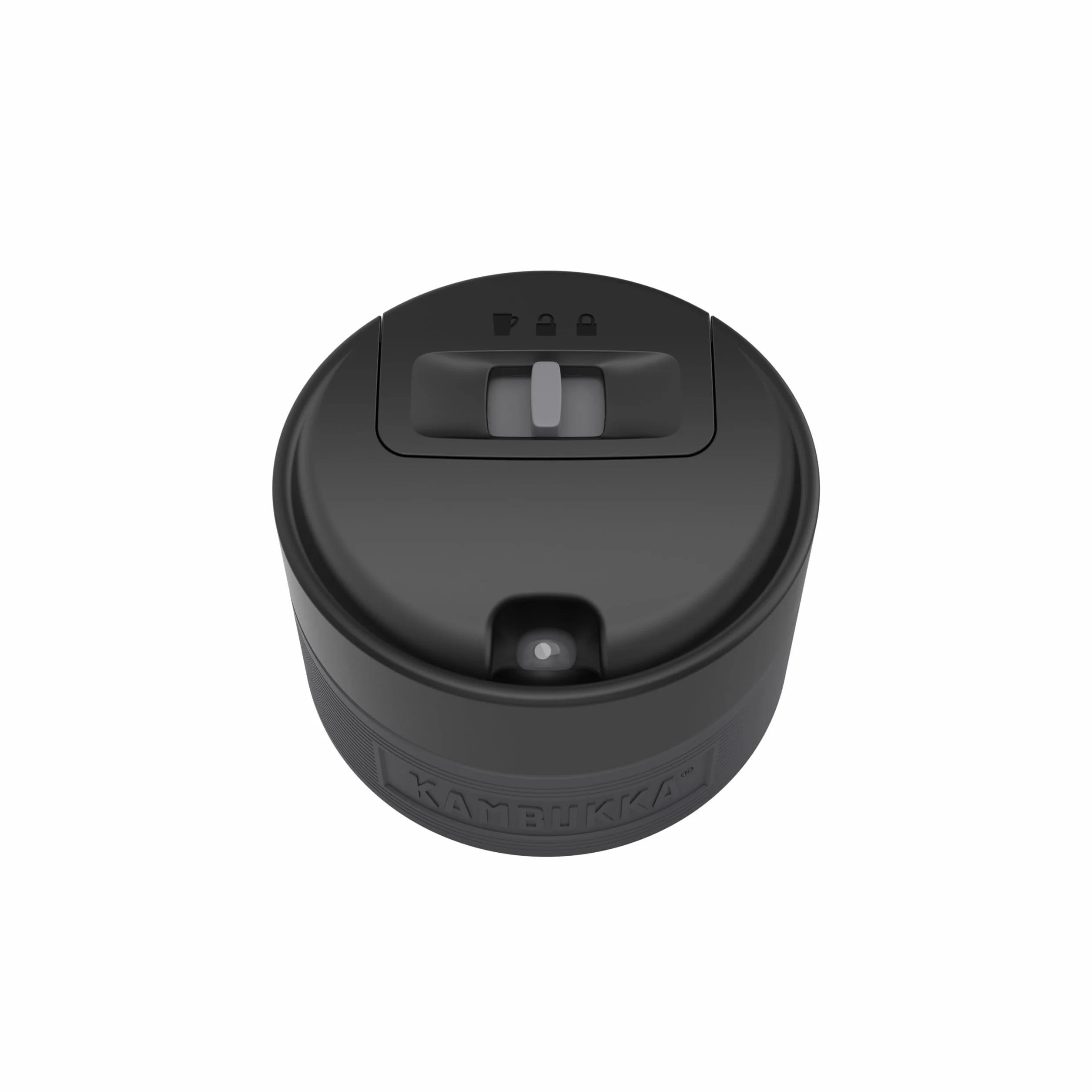 Kambukka kubek termiczny Etna Grip 500 ml Black Steel – szczelny, stal nierdzewna 18/8, nakrętka 3-w-1 Snapclean, ciepło 9 h/zimno 18 h