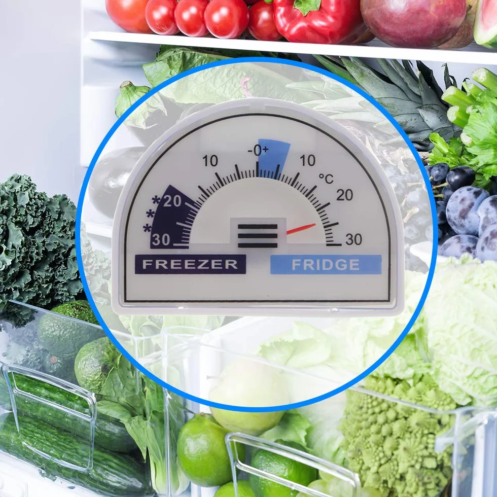 2-pak lodówka zamrażarka termometr tarcza z zalecanymi strefami temperatury chłodziarka