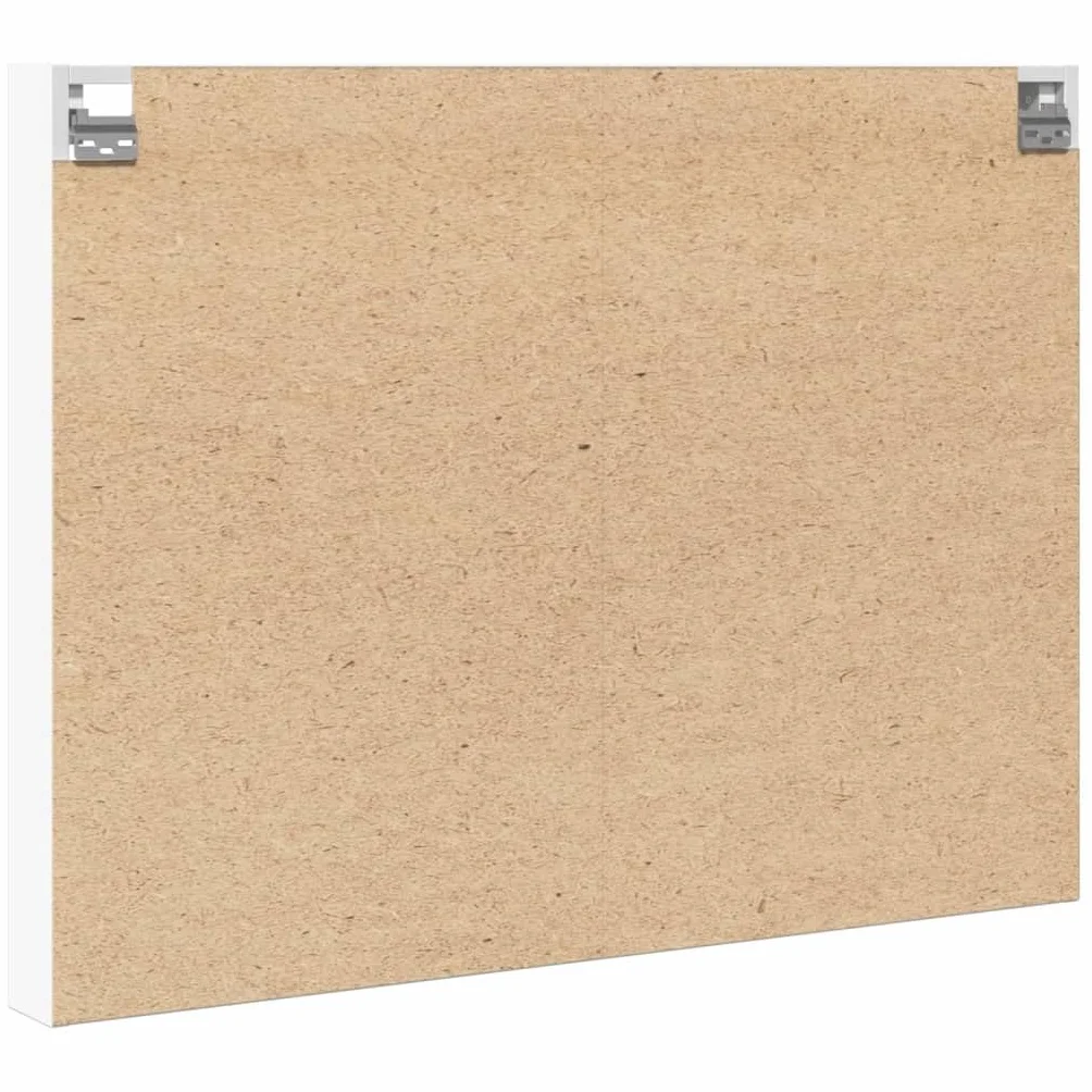 vidaXL Witryna biała 100x8,5x75 cm materiał drewnopochodny szafka ścienna