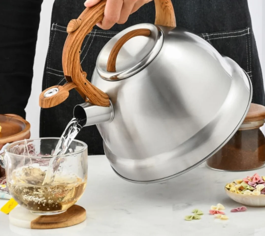 Czajnik z Gwizdkiem Czajnik Do Herbaty Na Płytę Kuchenną Czajnik Do Herbaty Czajniczek Gwiżdżący Czajnik Do Herbaty Z Ergonomicznym Uchwytem Utrzymującym Temperaturę Gwizdanie Czajnik Czajnik Kuchenek
