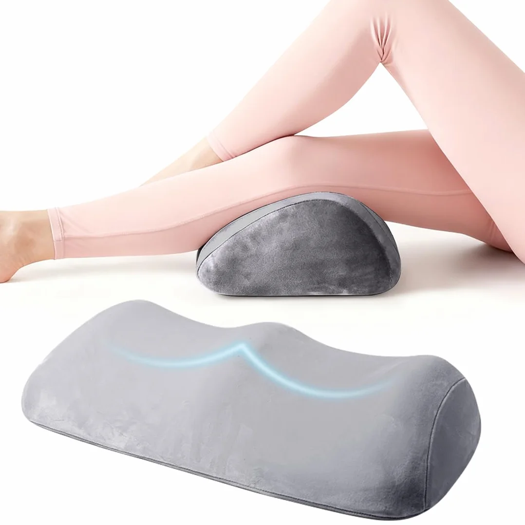 Ergonomiczna poduszka na kolano, pianka z pamięcią kształtu, zdejmowana i nadająca się do prania, podpiera nogi, kolana, biodra, 55 × 30 × 14,5 cm